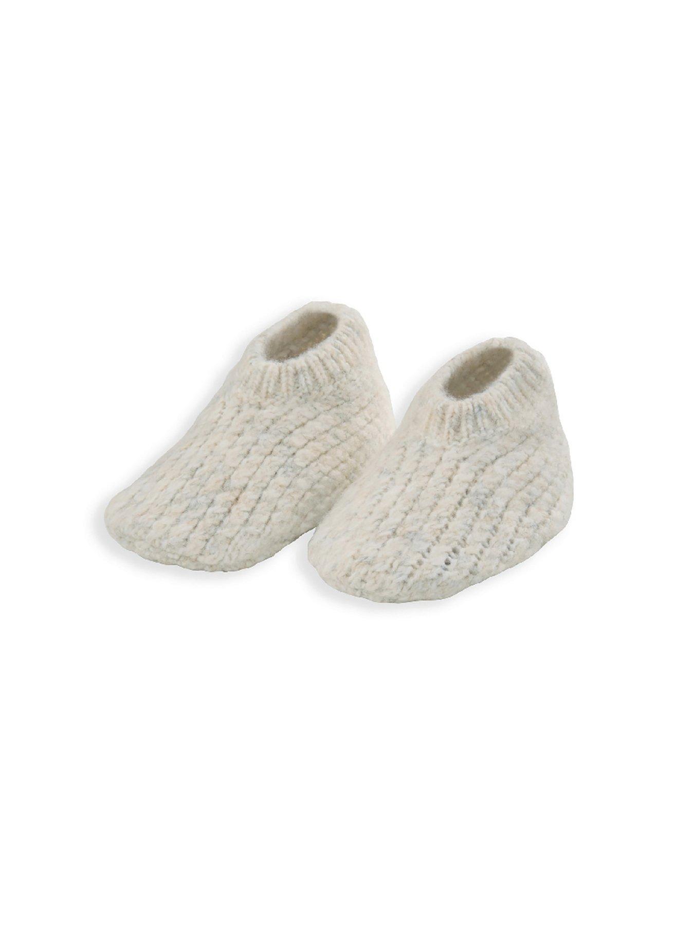 mamas-papas-baby-unisex-knitted-hat-amp-booties-beigeback