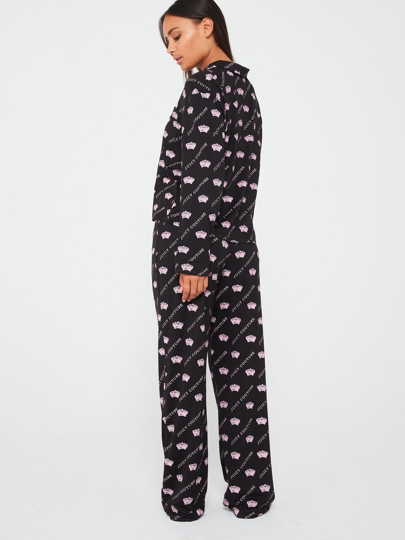 juicy-couture-crown-print-jersey-pyjama-set-blackstillFront