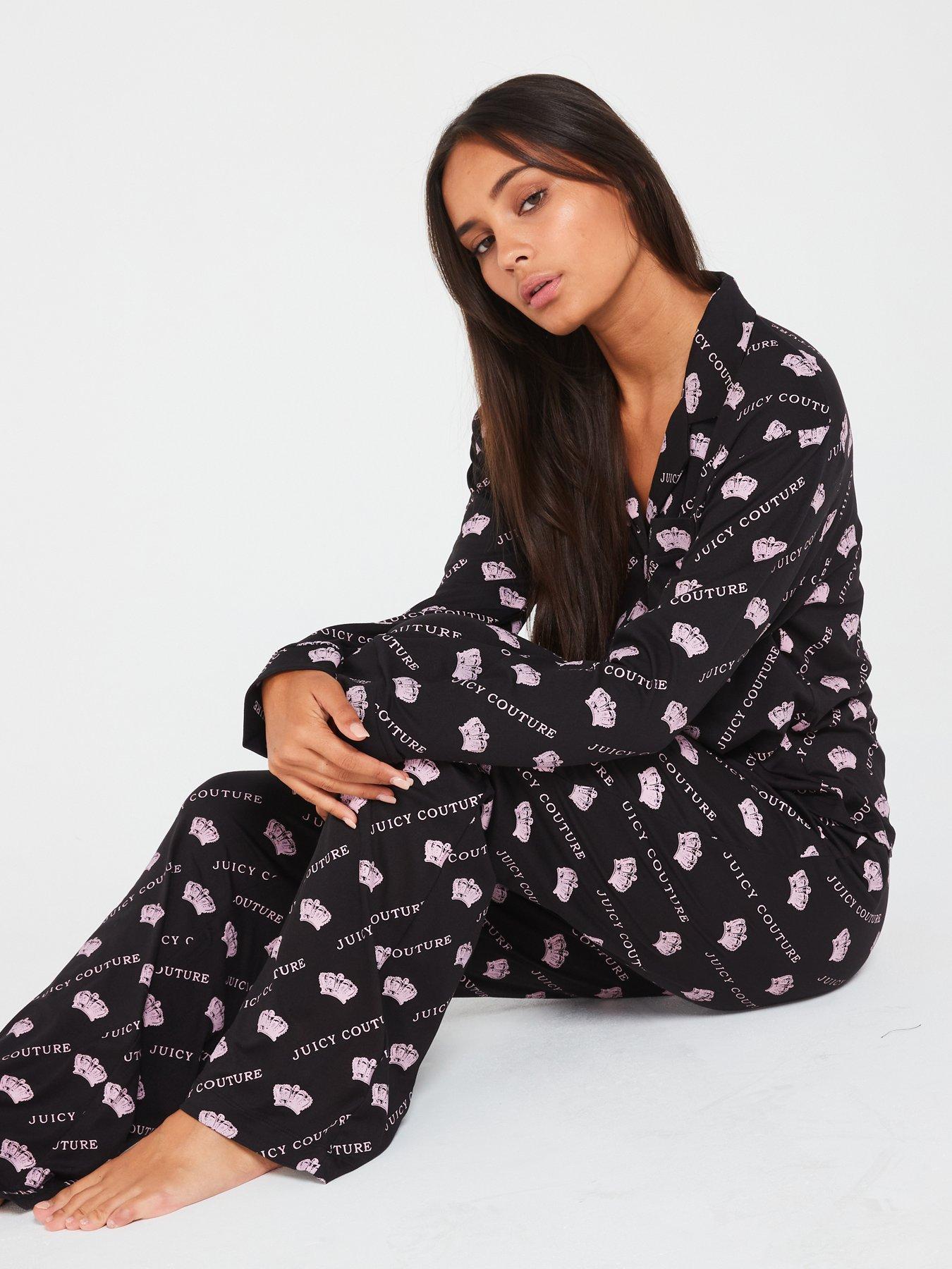 juicy-couture-crown-print-jersey-pyjama-set-blackback