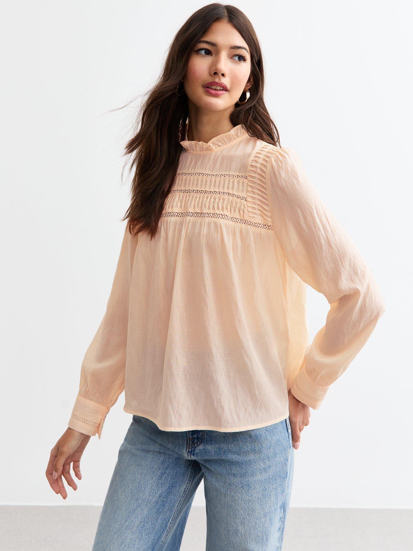 new-look-cutwork-long-sleeve-blouse-cream