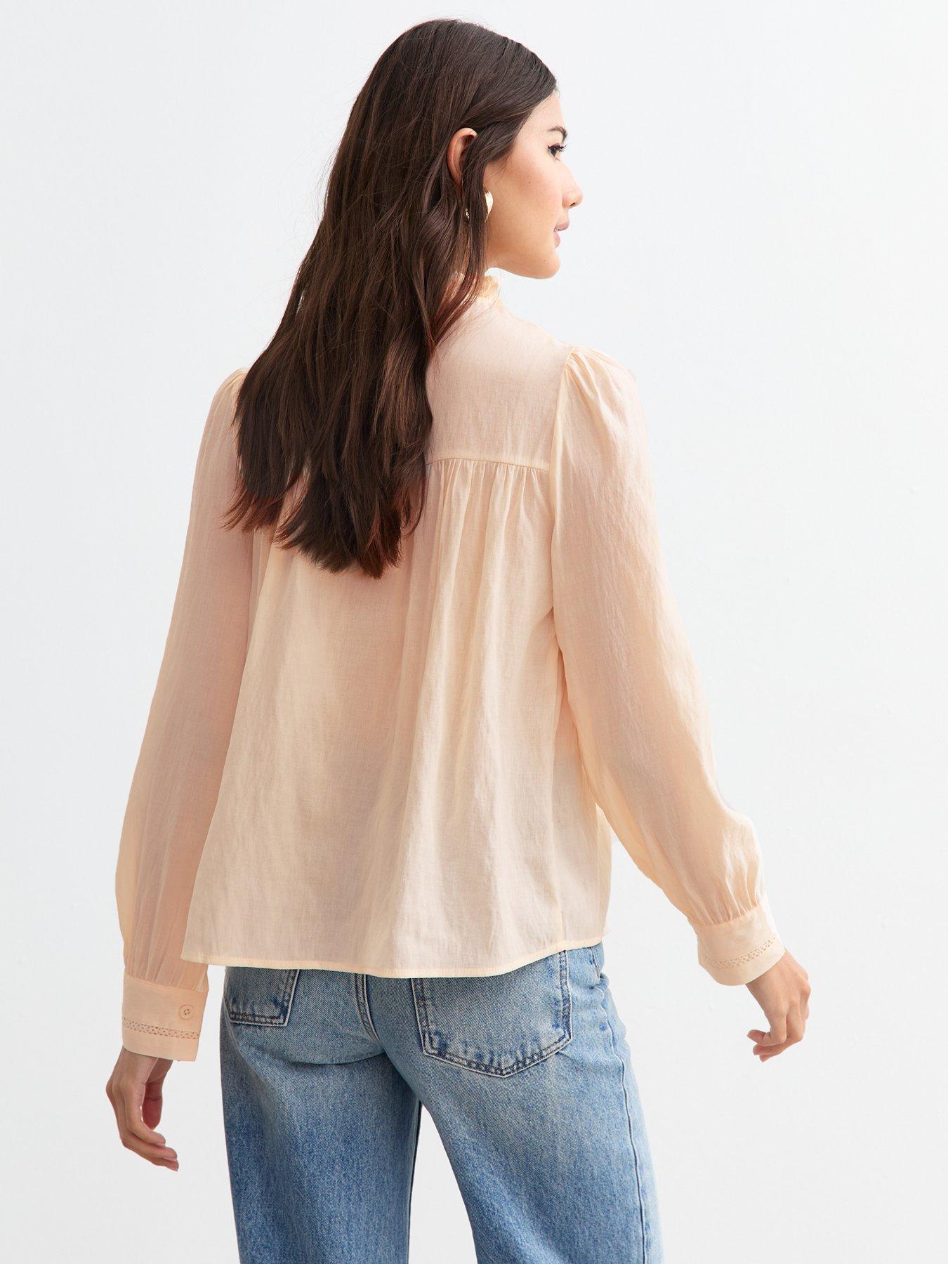 new-look-cutwork-long-sleeve-blouse-creamstillFront