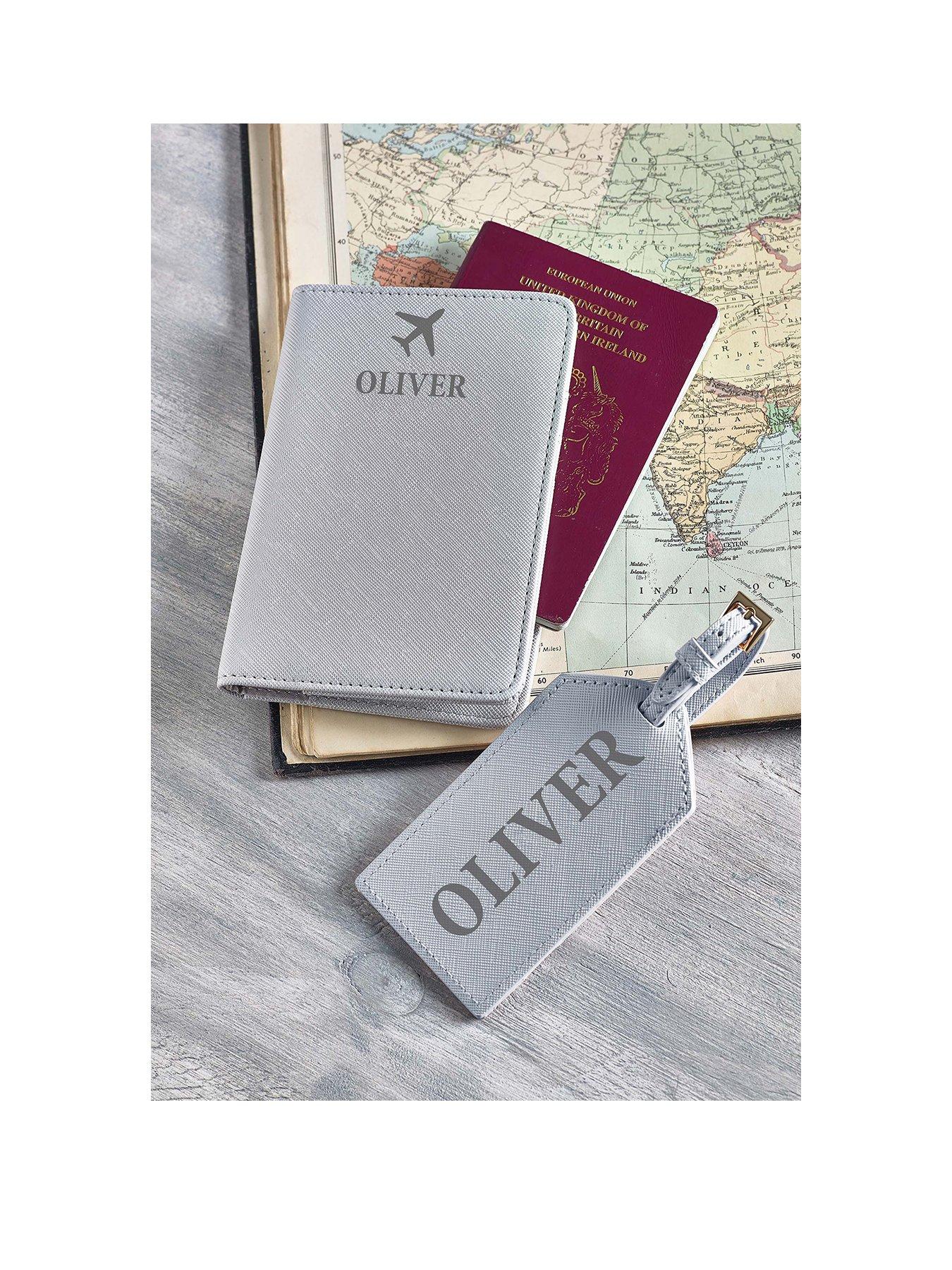 Love Abode Personalised Plane Passport & Luggage Holder