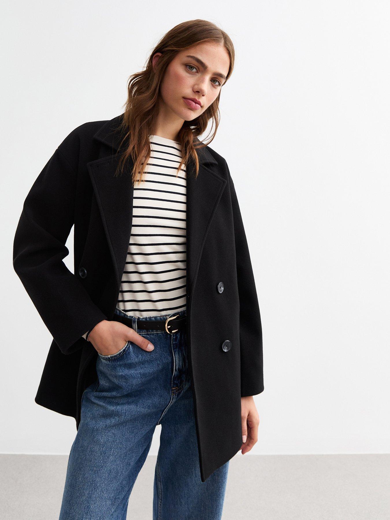 new-look-double-breasted-pea-coat-blackfront