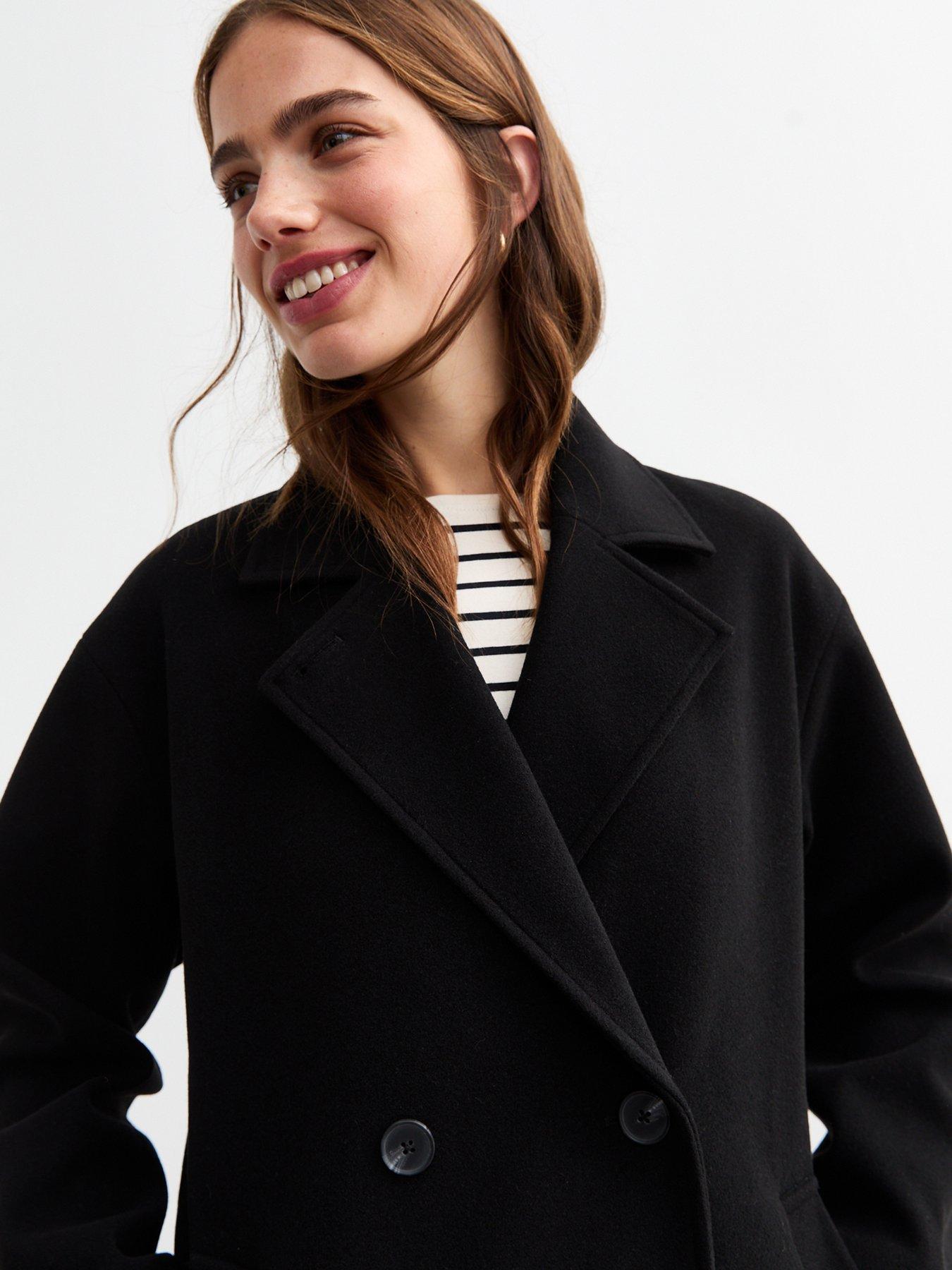 new-look-double-breasted-pea-coat-blackoutfit