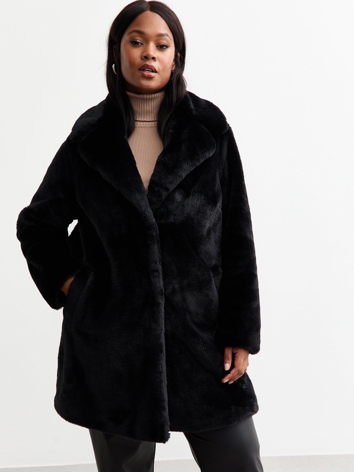 new-look-curves-faux-fur-coat-blackfront