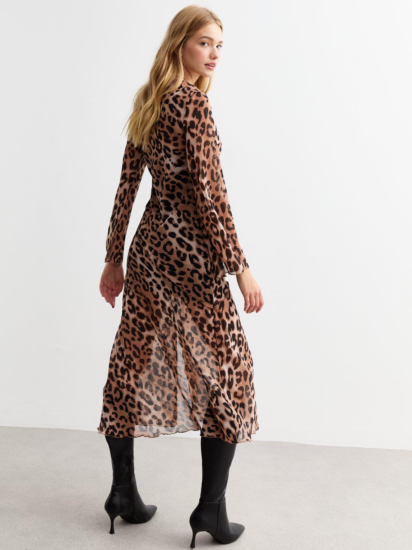 new-look-leopard-print-chiffon-midi-dress-brownstillFront