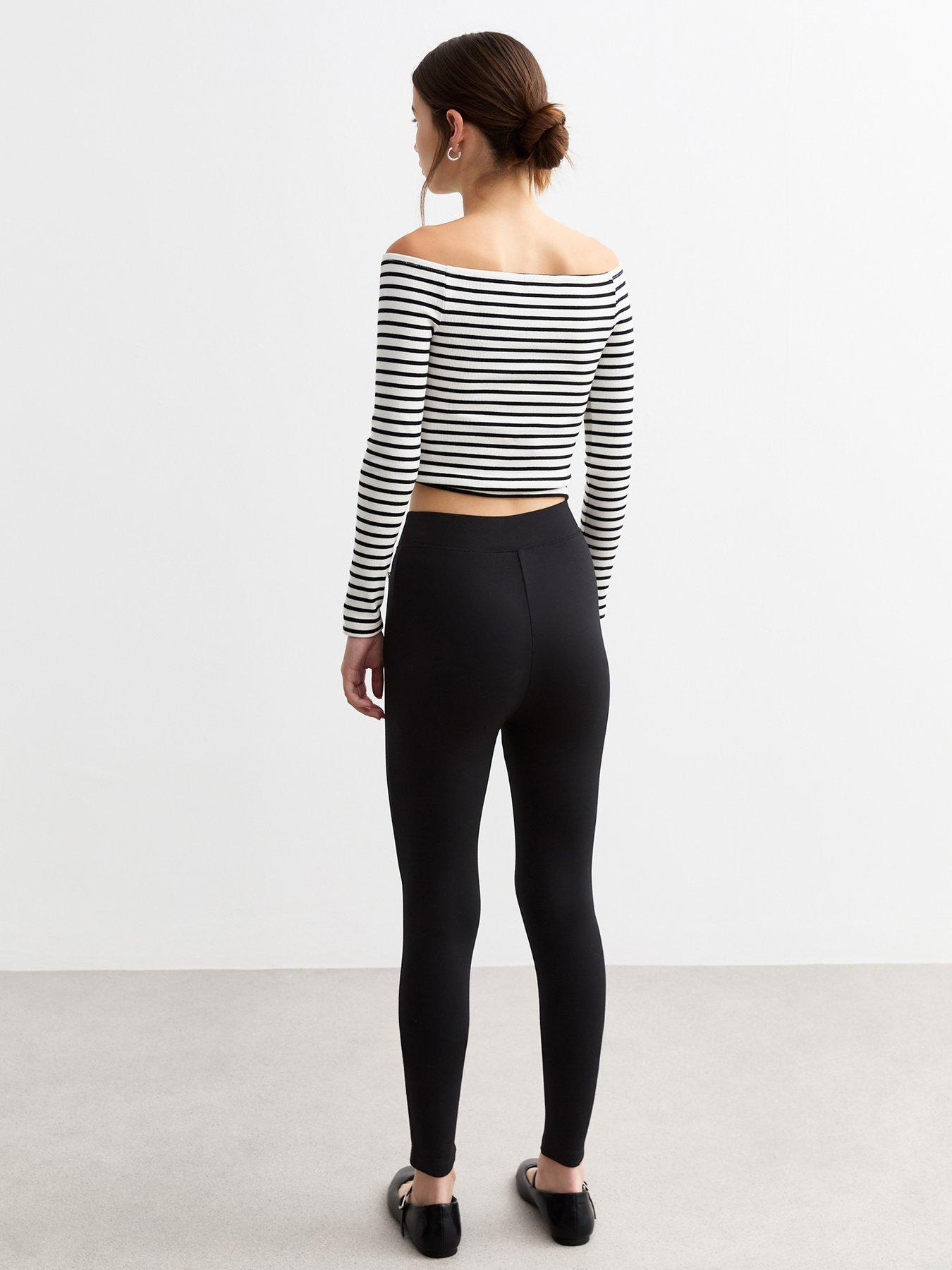 new-look-black-high-waisted-zip-leggingsstillFront