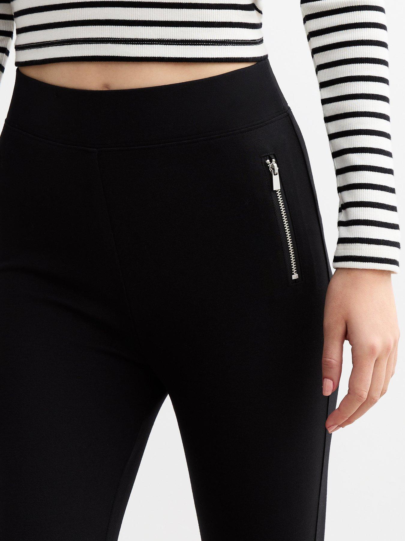 new-look-black-high-waisted-zip-leggingsoutfit