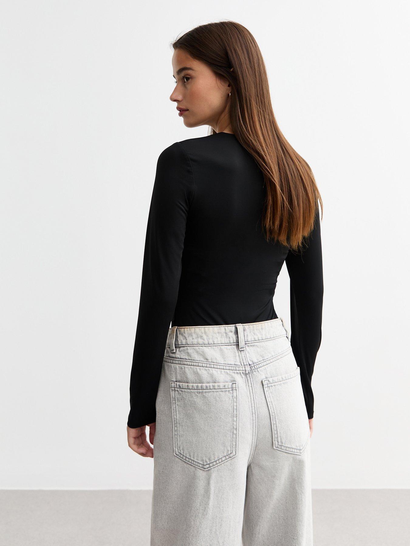 new-look-square-neck-long-sleeve-bodysuit-blackstillFront