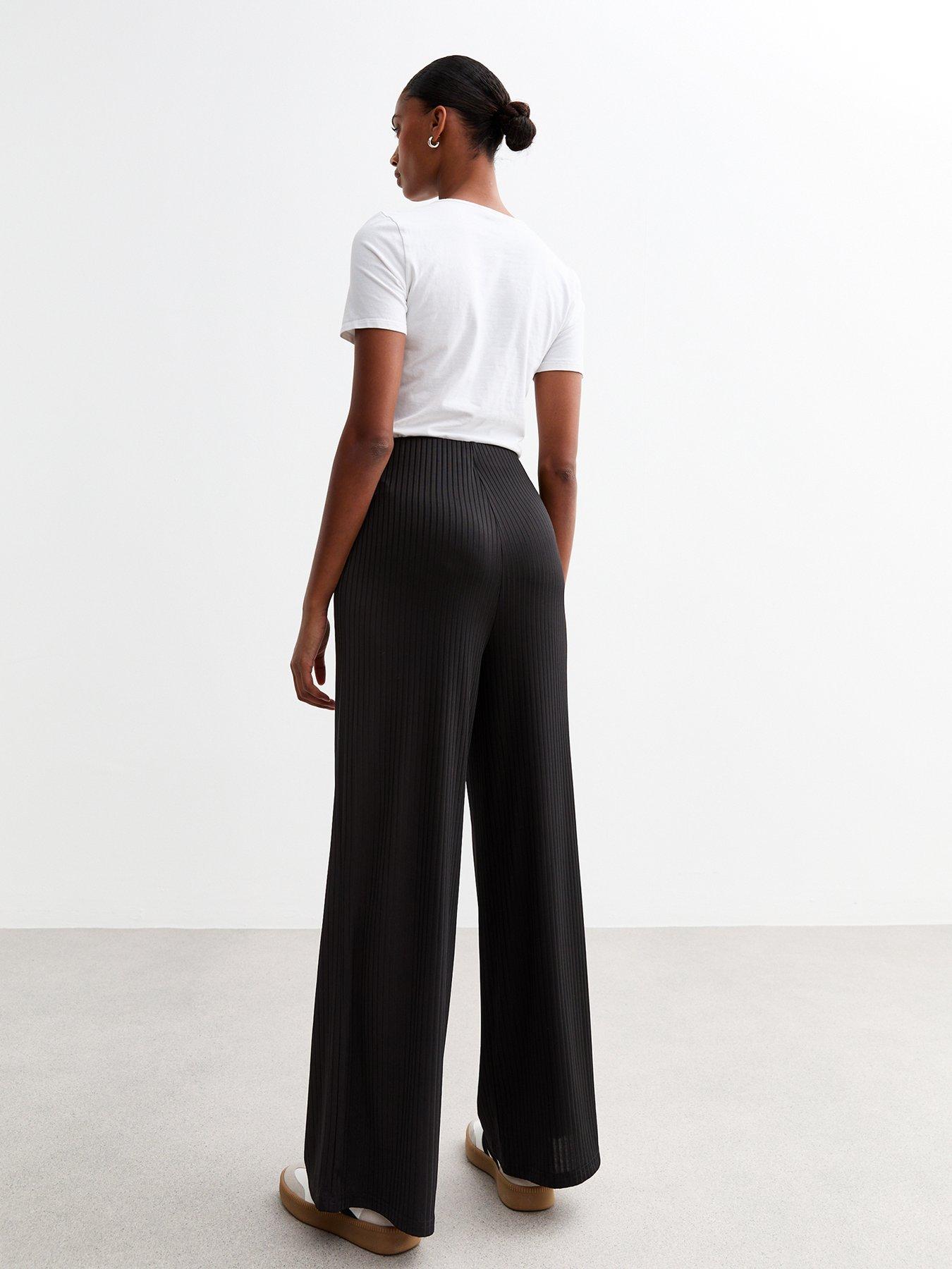 new-look-ribbed-wide-leg-trousers-blackstillFront