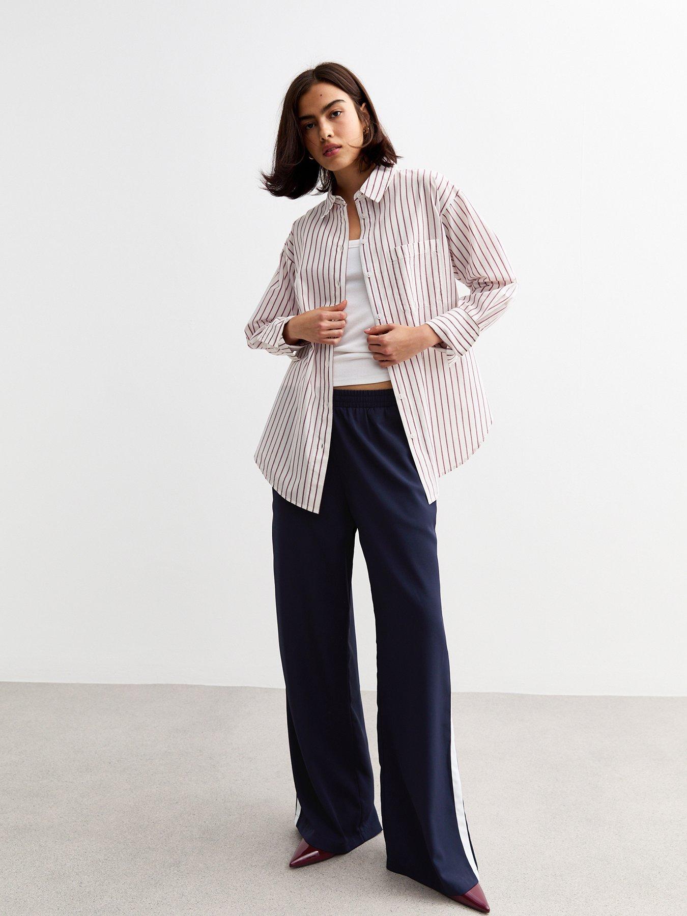 new-look-striped-cotton-poplin-shirt-burgundyback