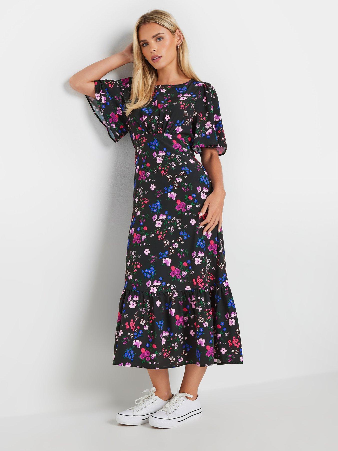 mco-petite-floral-flutter-sleeve-dressback