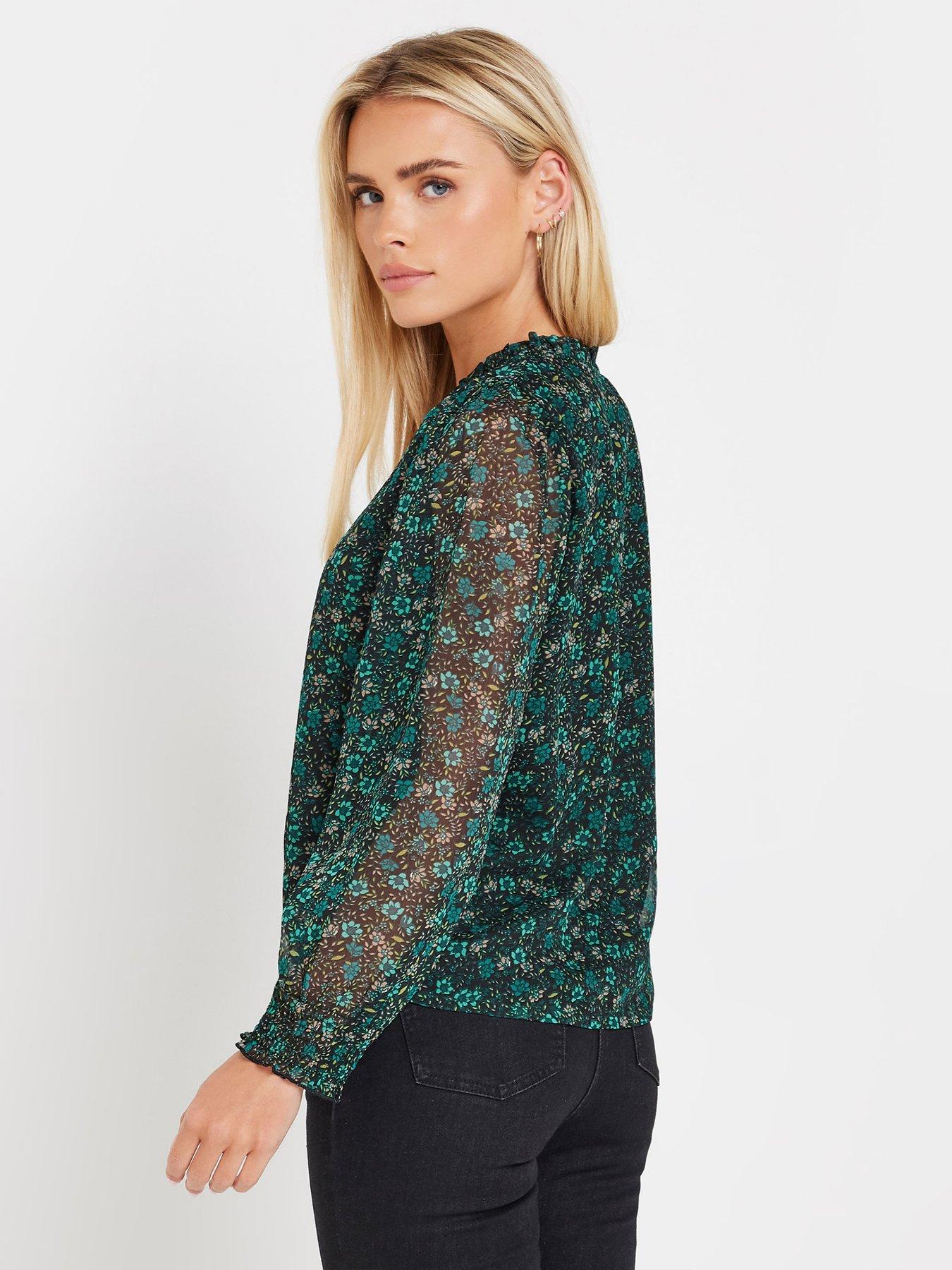 mco-petite-floral-print-long-sleeve-blousestillFront