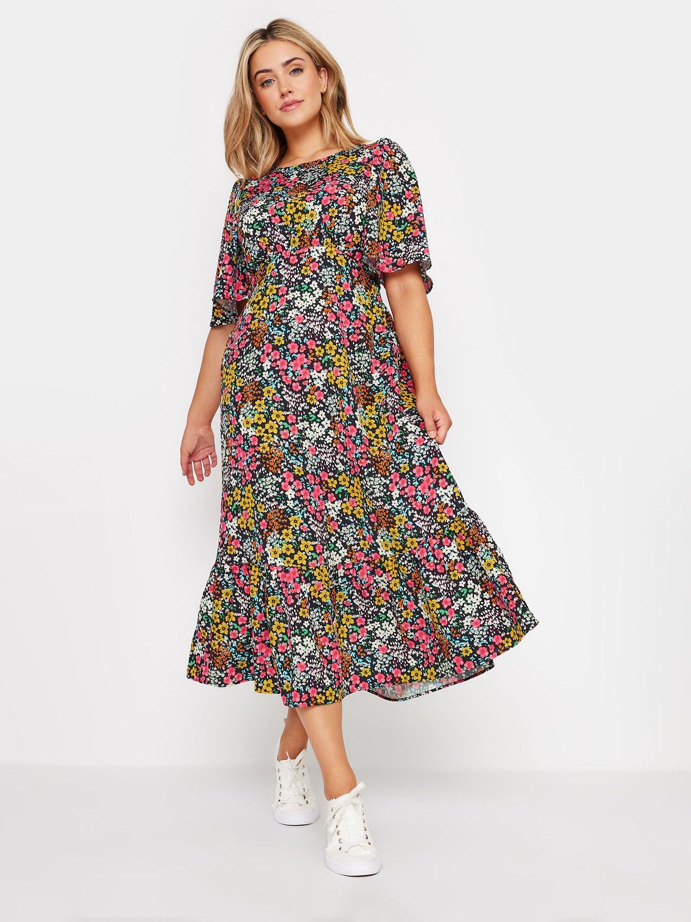 mco-floral-flutter-sleeve-dress-blackback