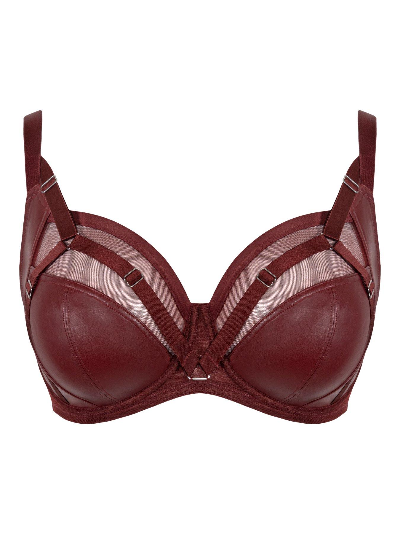 Image 5 of 6 of Curvy Kate Curvy Kate Enclose Non-padded Underwired Side Support Balcony Bra - Oxblood