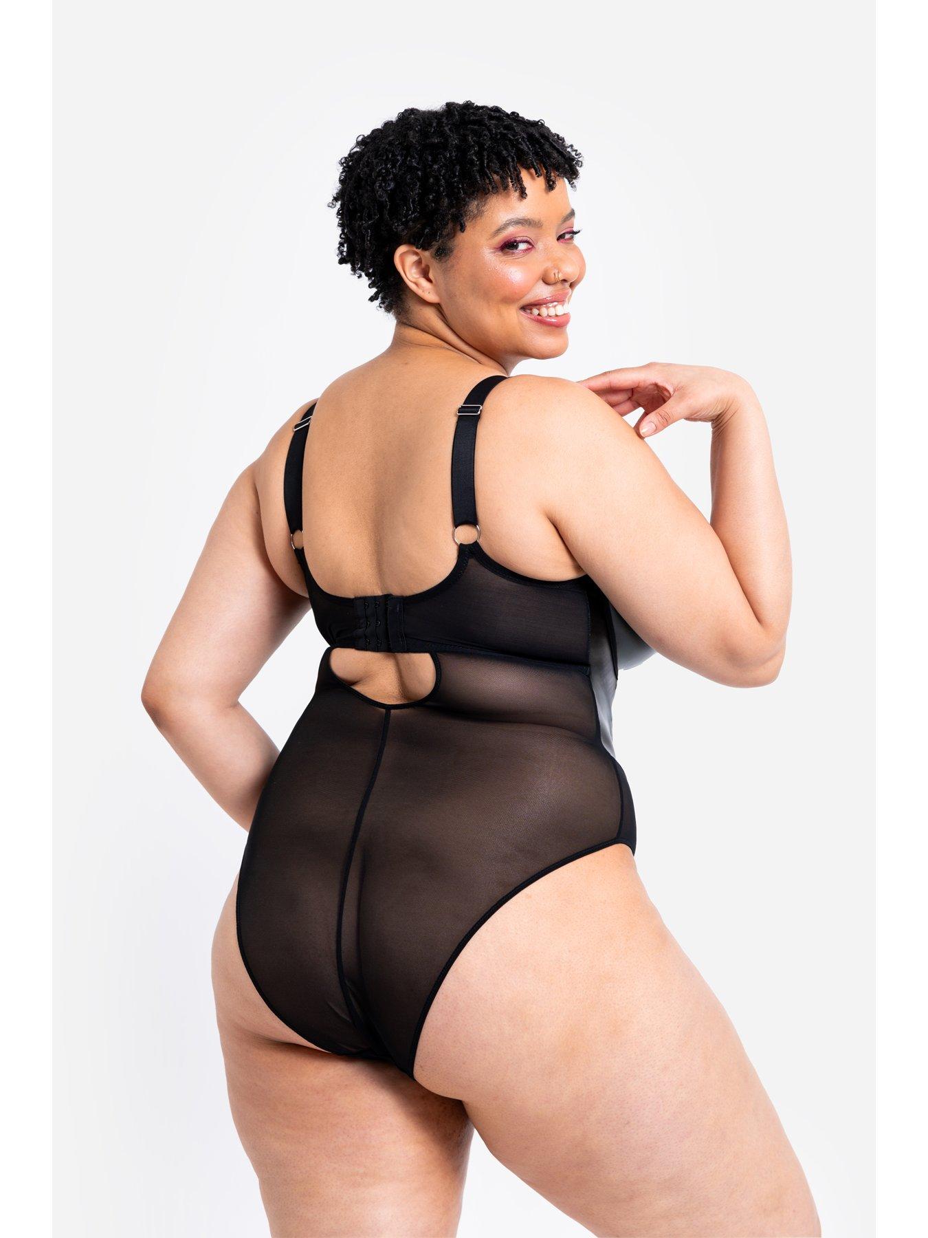 curvy-kate-curvy-kate-rebelle-faux-leather-non-padded-underwired-plunge-bodysuit-blackstillFront