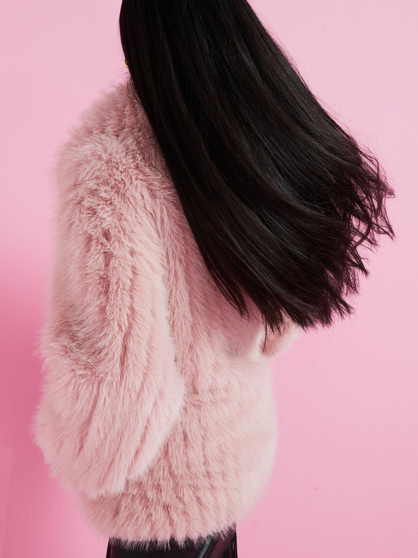 jakke-rosemarynbsppelted-faux-fur-coat-pinkstillFront