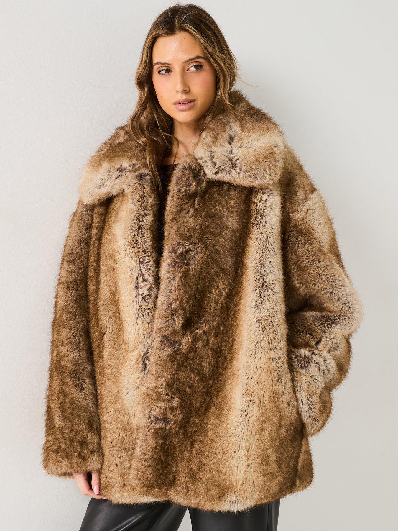 jakke-rosemary-coat-brown-fox-faux-fur-coat