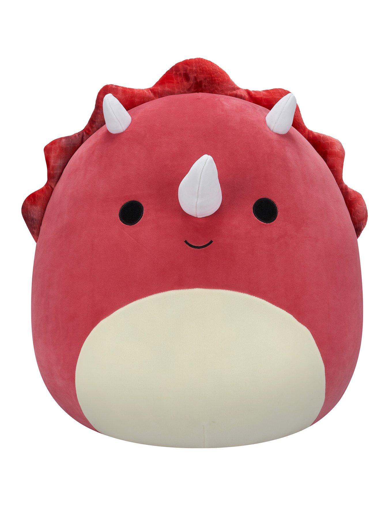 Image of Squishmallows Jumbo Plush 20" - Tristan the Red Triceratops