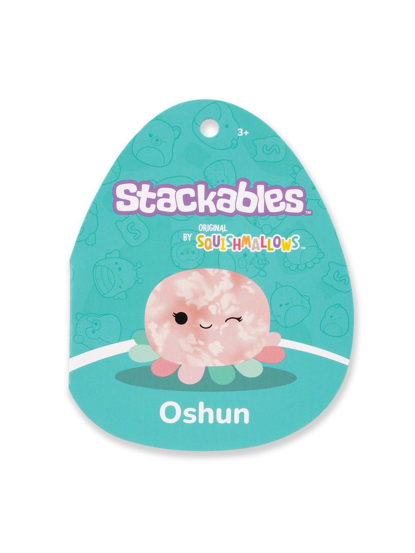 Image 6 of 7 of Squishmallows Stackables&nbsp;12-Inch&nbsp;Medium Plush -&nbsp;Oshun the&nbsp;Pink Tie-Dye Octopus