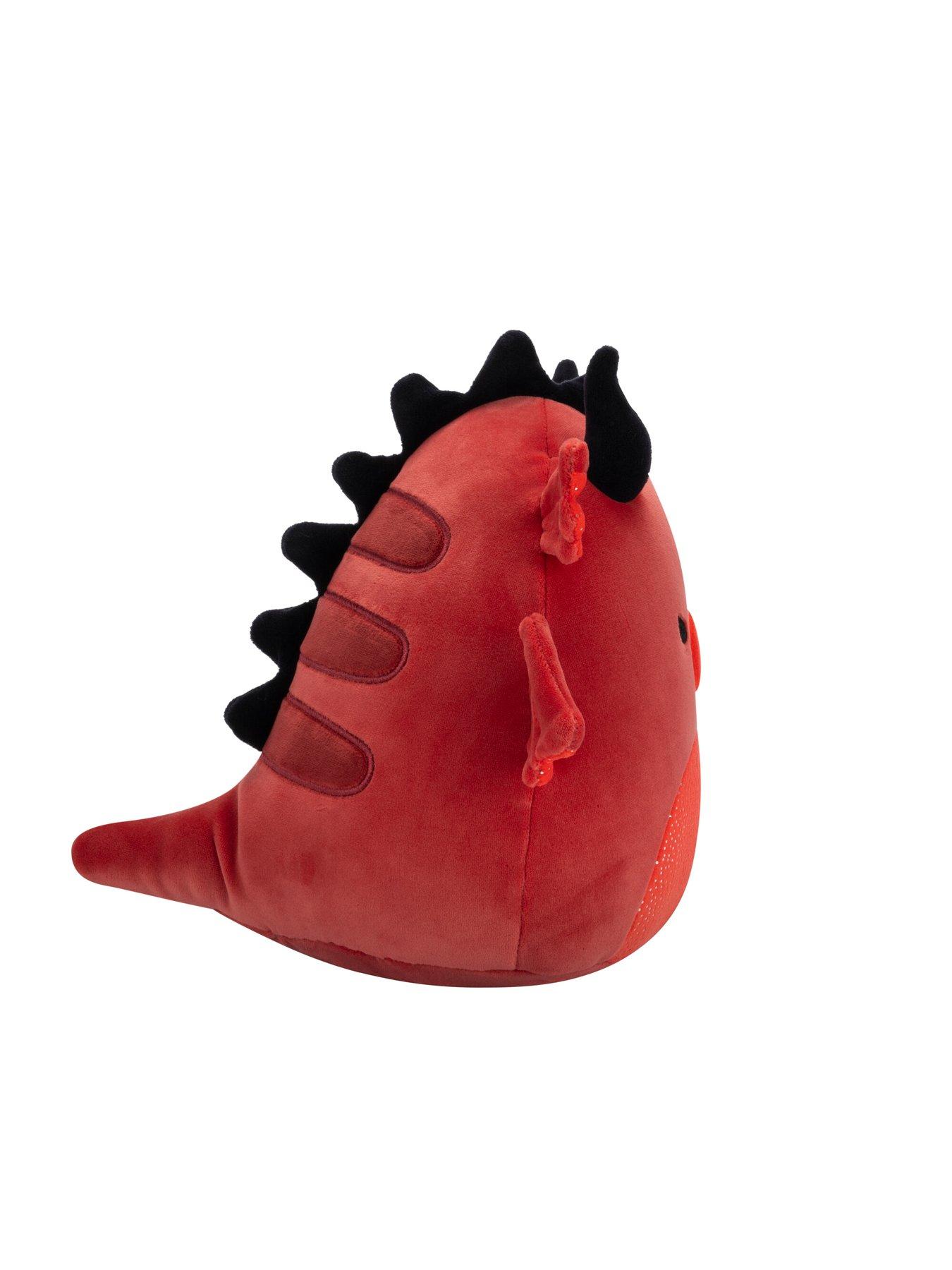 Image 3 of 8 of Squishmallows 7.5-Inch&nbsp;Little Plush - Salami the&nbsp;Red Dragon (with&nbsp;Angry Eyes and Sparkle Belly)
