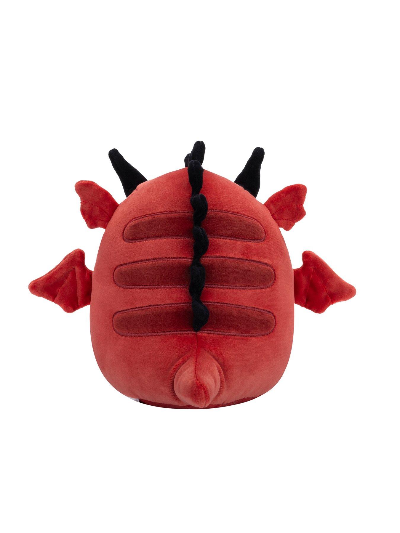 Image 4 of 8 of Squishmallows 7.5-Inch&nbsp;Little Plush - Salami the&nbsp;Red Dragon (with&nbsp;Angry Eyes and Sparkle Belly)