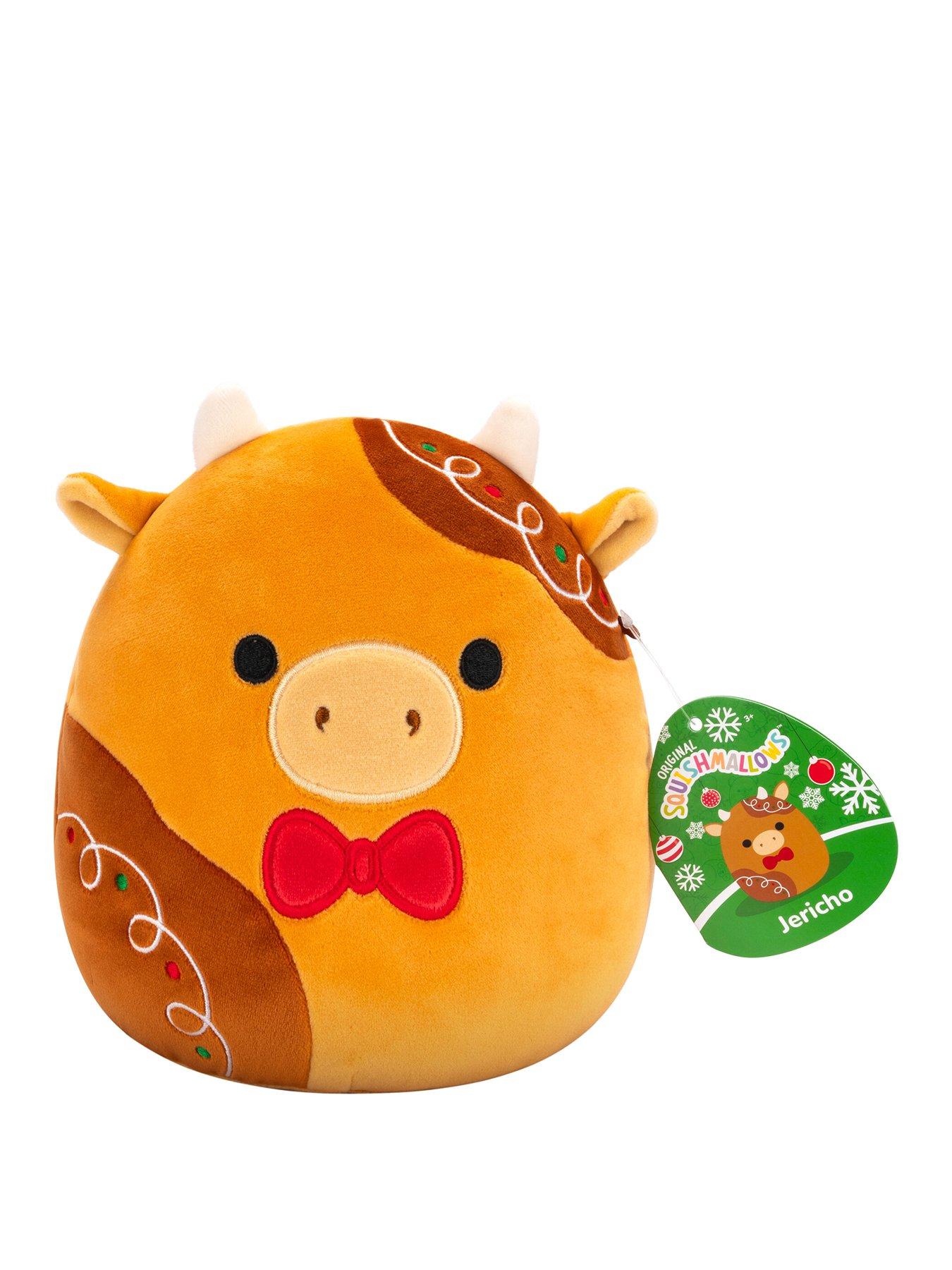Image 1 of 8 of Squishmallows Jericho the Gingerbread Cow 7.5" Plush