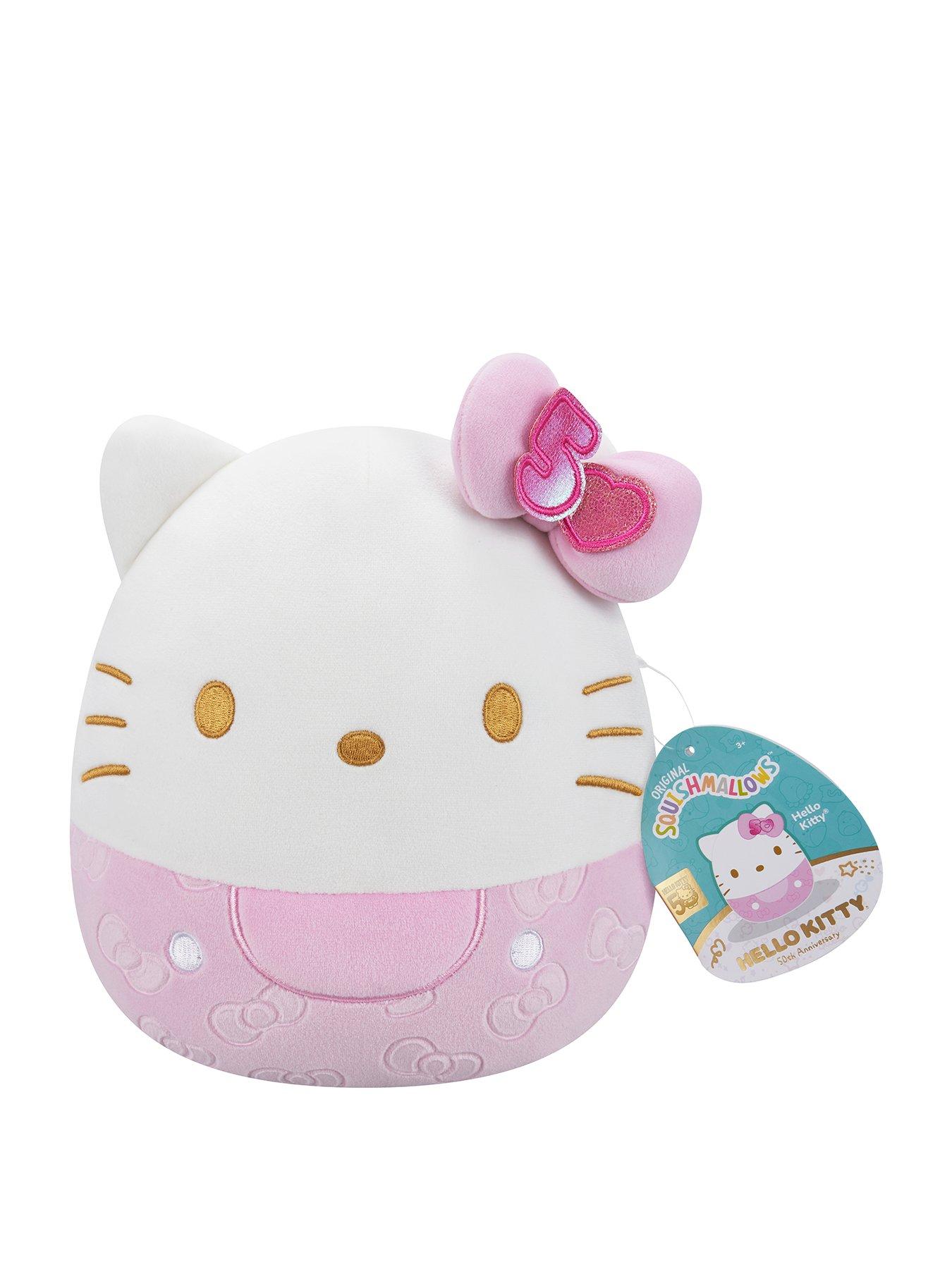 squishmallows-8-inchnbsplittle-plush--nbspsanrio-hello-kitty-50th-anniversarynbsp--embossed-bows