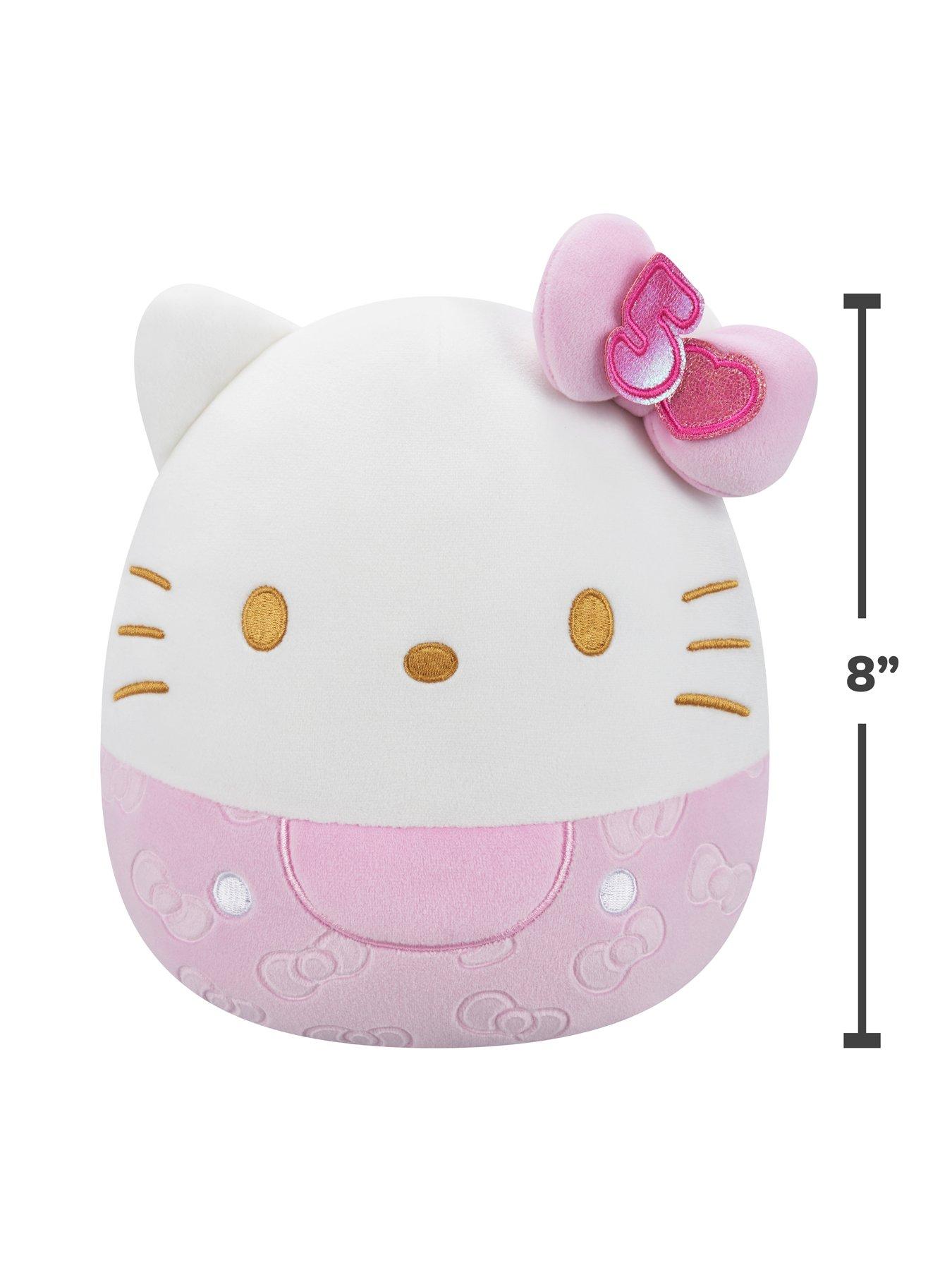 squishmallows-8-inchnbsplittle-plush--nbspsanrio-hello-kitty-50th-anniversarynbsp--embossed-bowsdetail