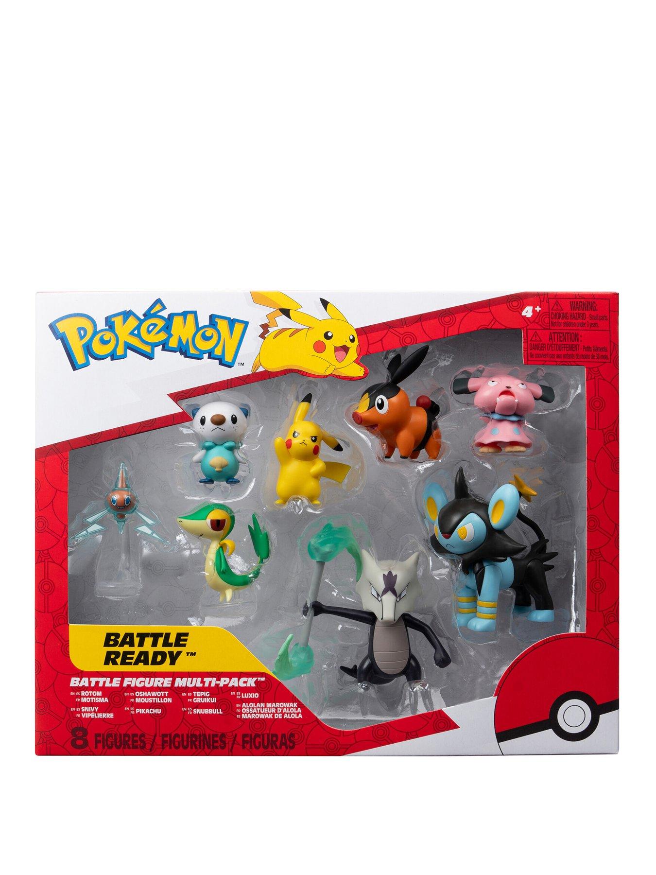 pokemon-pkw-battle-figure-multipack-8pk-tepig-oshawott-snivy-with-stand-rotom-with-stand-pikachu-5-snubull-alolan-marowak-luxio-w12