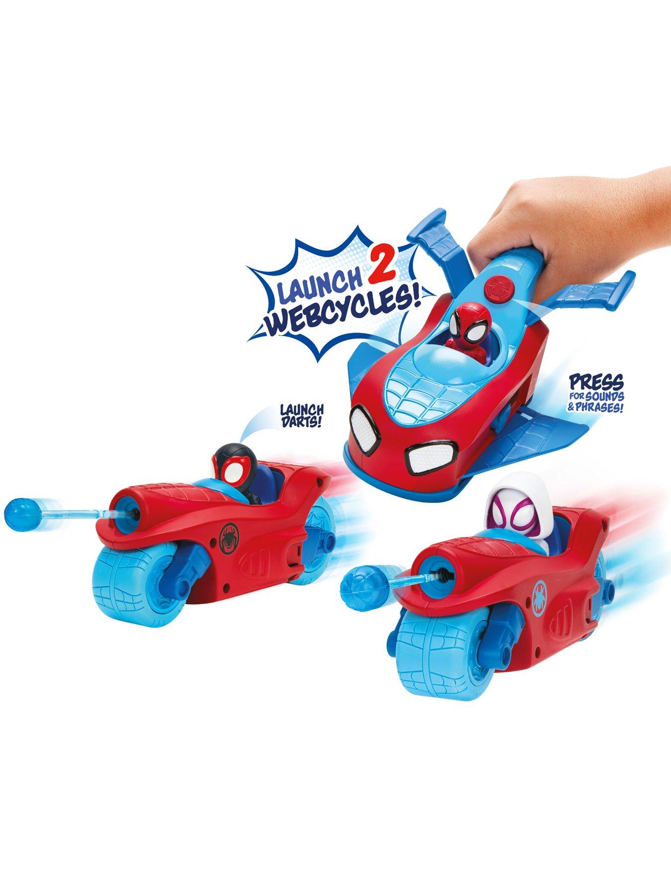 Image 5 of 8 of Spiderman MARVEL Spidey and His Amazing Friends Spidey Team Split Racer