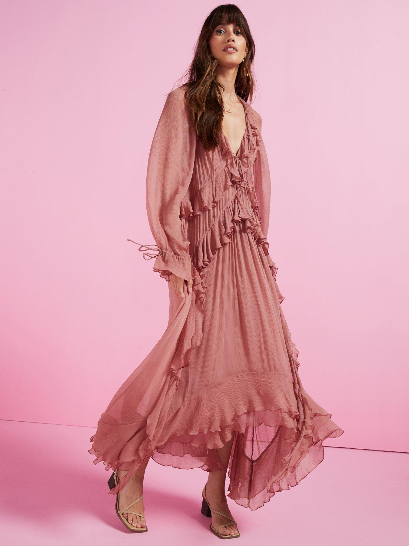 mango-chiffon-ruffle-maxinbspdress-dusky-pinkback