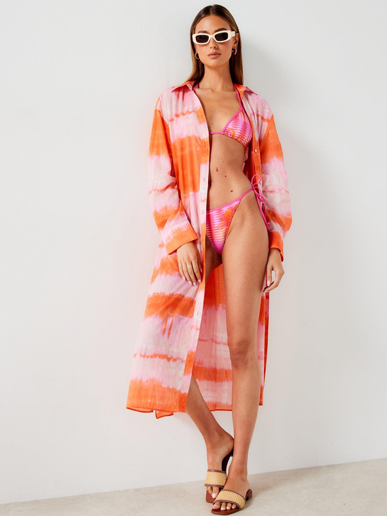 mango-tie-dye-longline-shirt-dress-cover-up-orangedetail