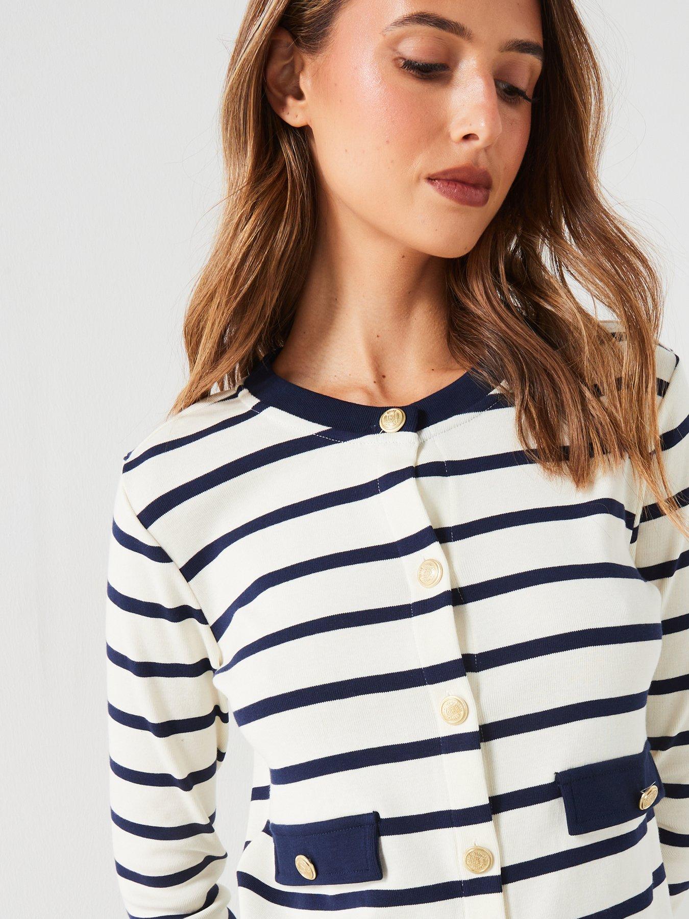 mango-striped-button-cardigans-creamoutfit