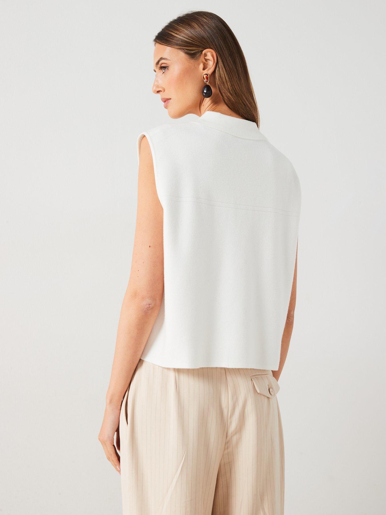 mango-sleeveless-pocket-topstillFront