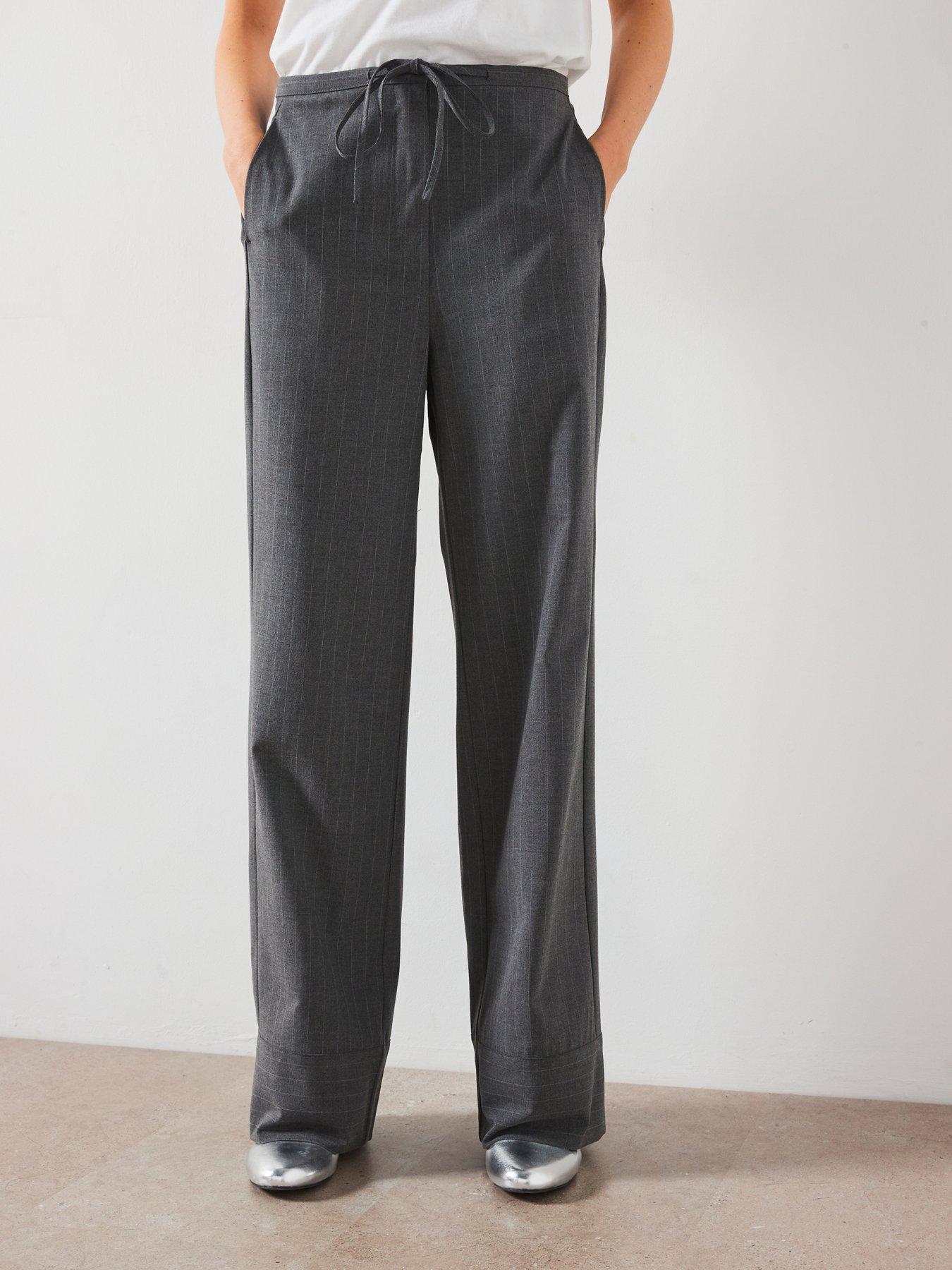 mango-stripe-straight-trousers-grey