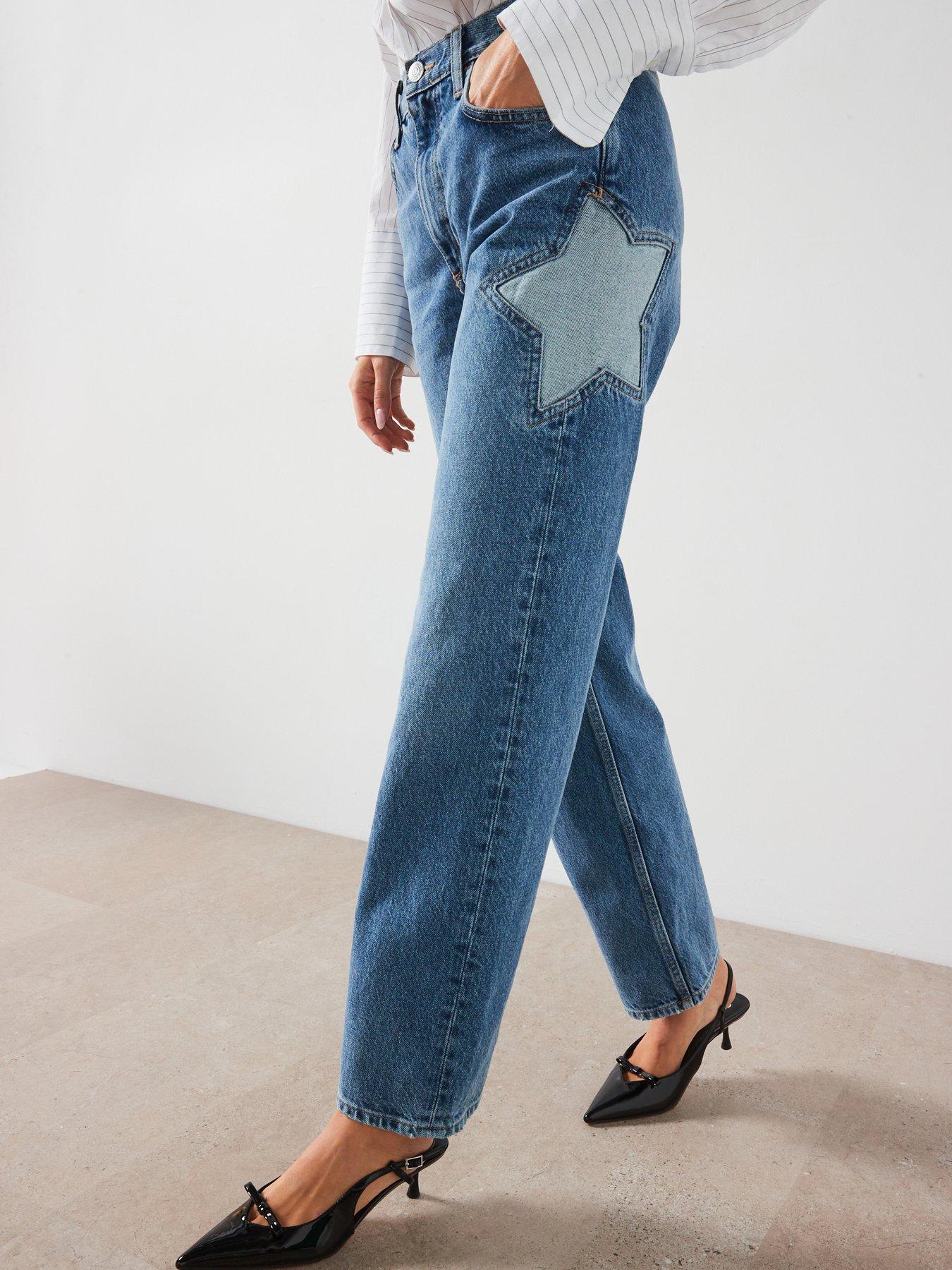 mango-straight-fit-star-jeans-blue