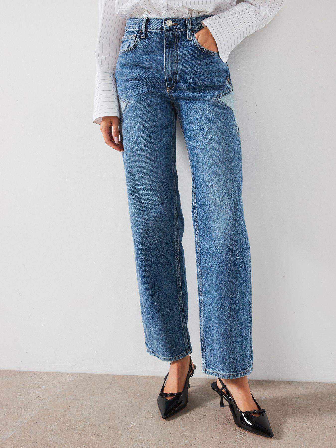 mango-straight-fit-star-jeans-blueoutfit