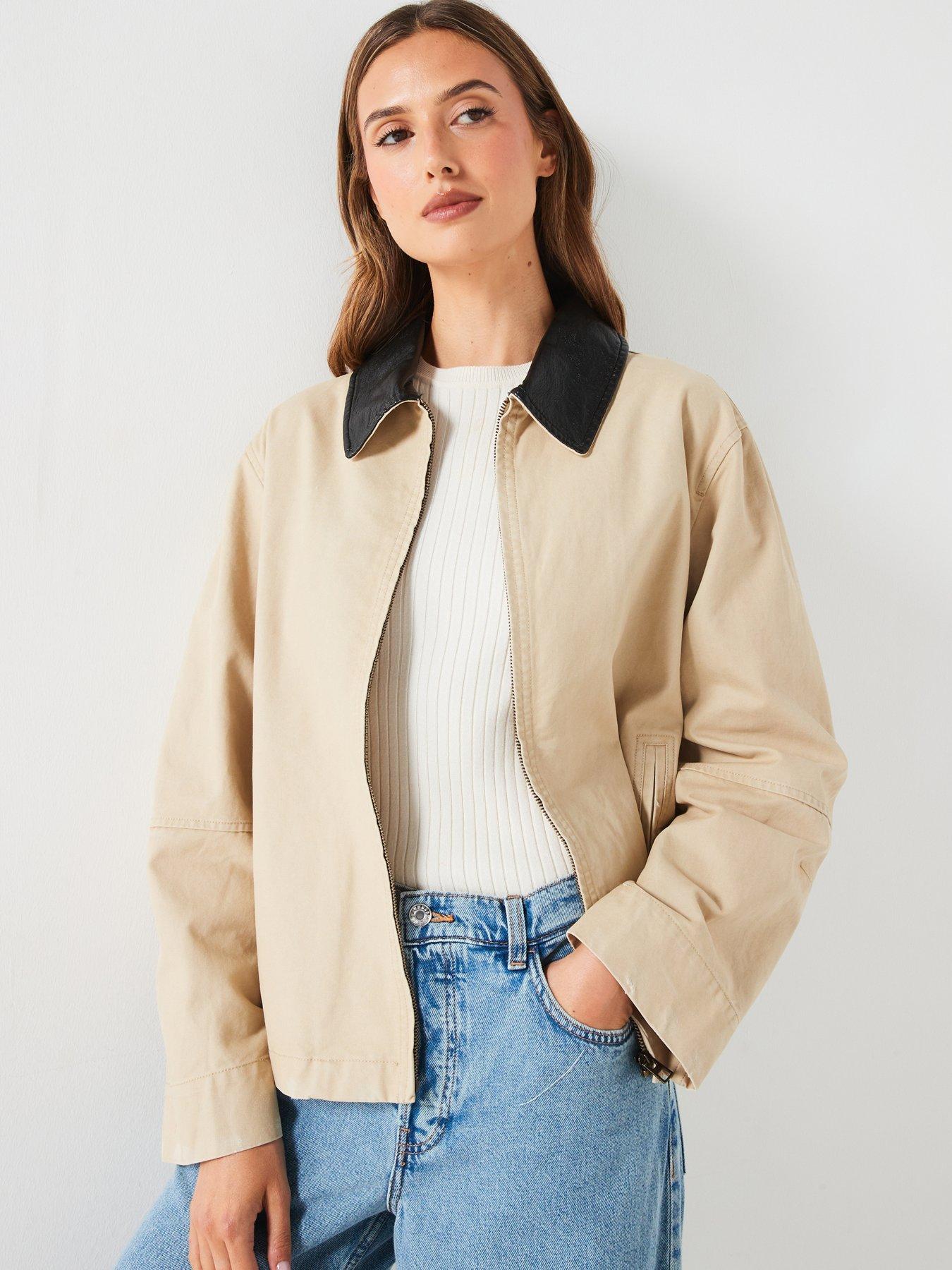 mango-pu-collar-jacket