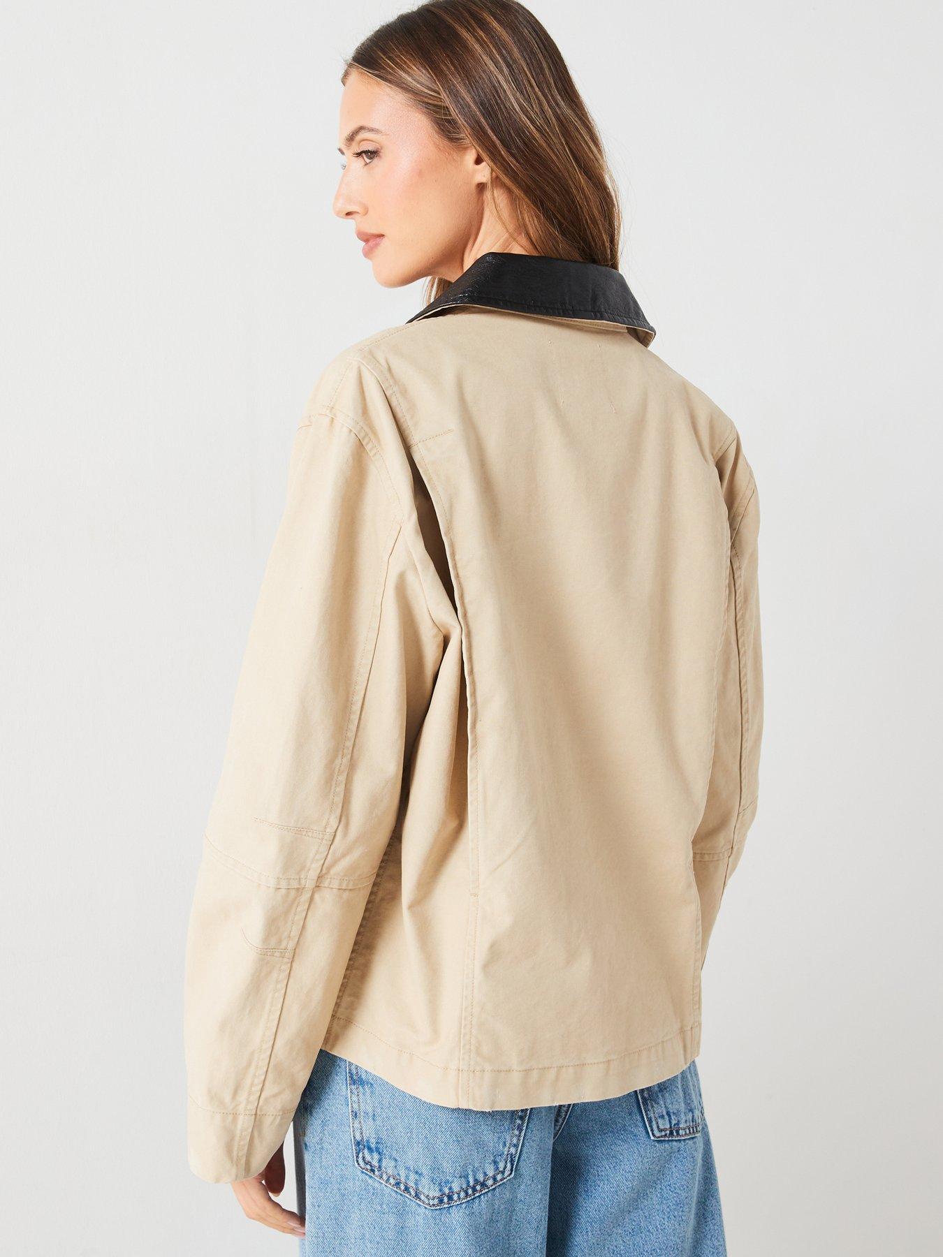 mango-pu-collar-jacketstillFront