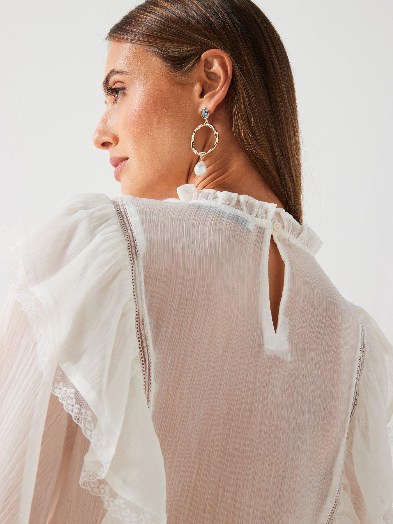 mango-high-neck-ruffle-blouse-whiteoutfit