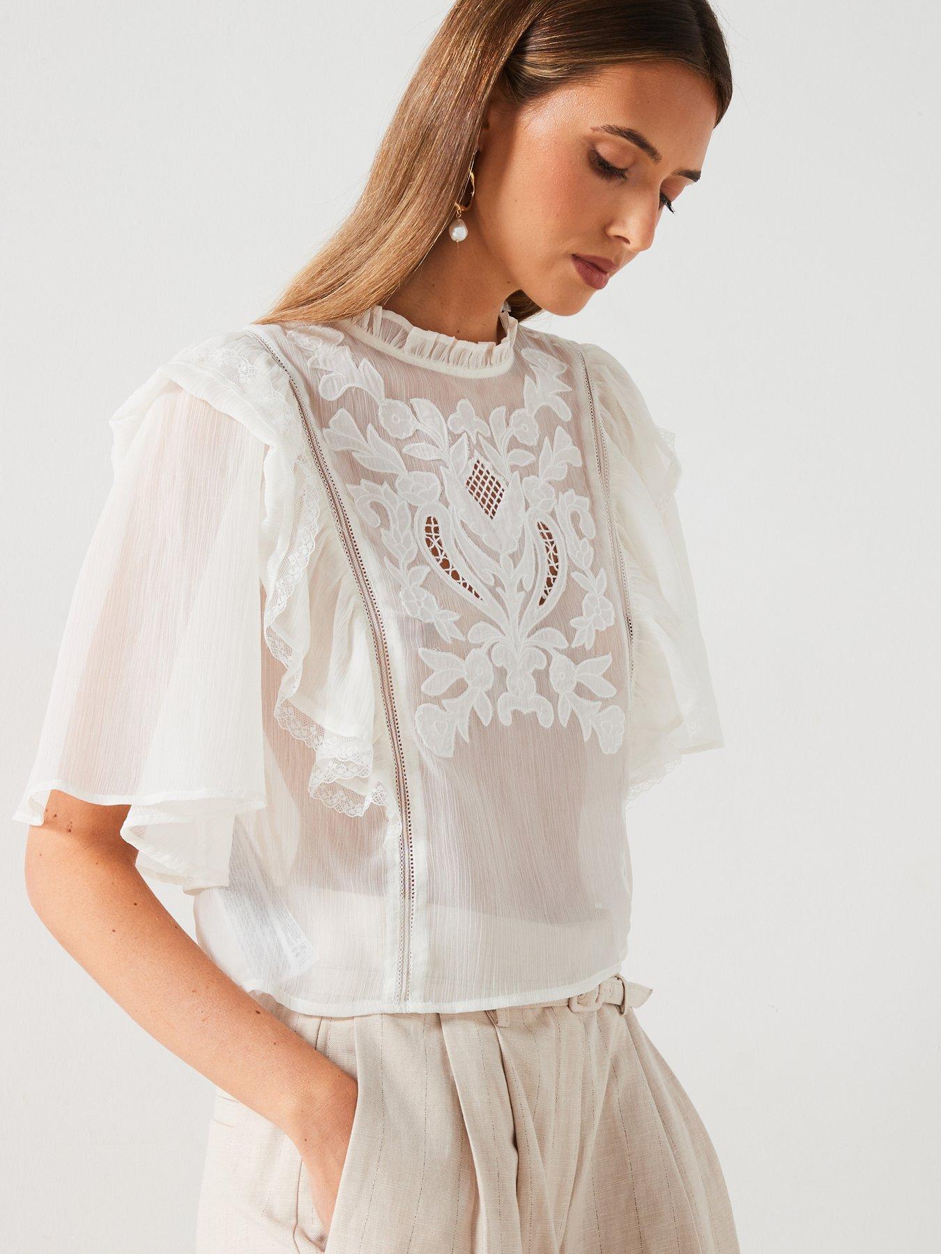 mango-high-neck-ruffle-blouse-whitedetail