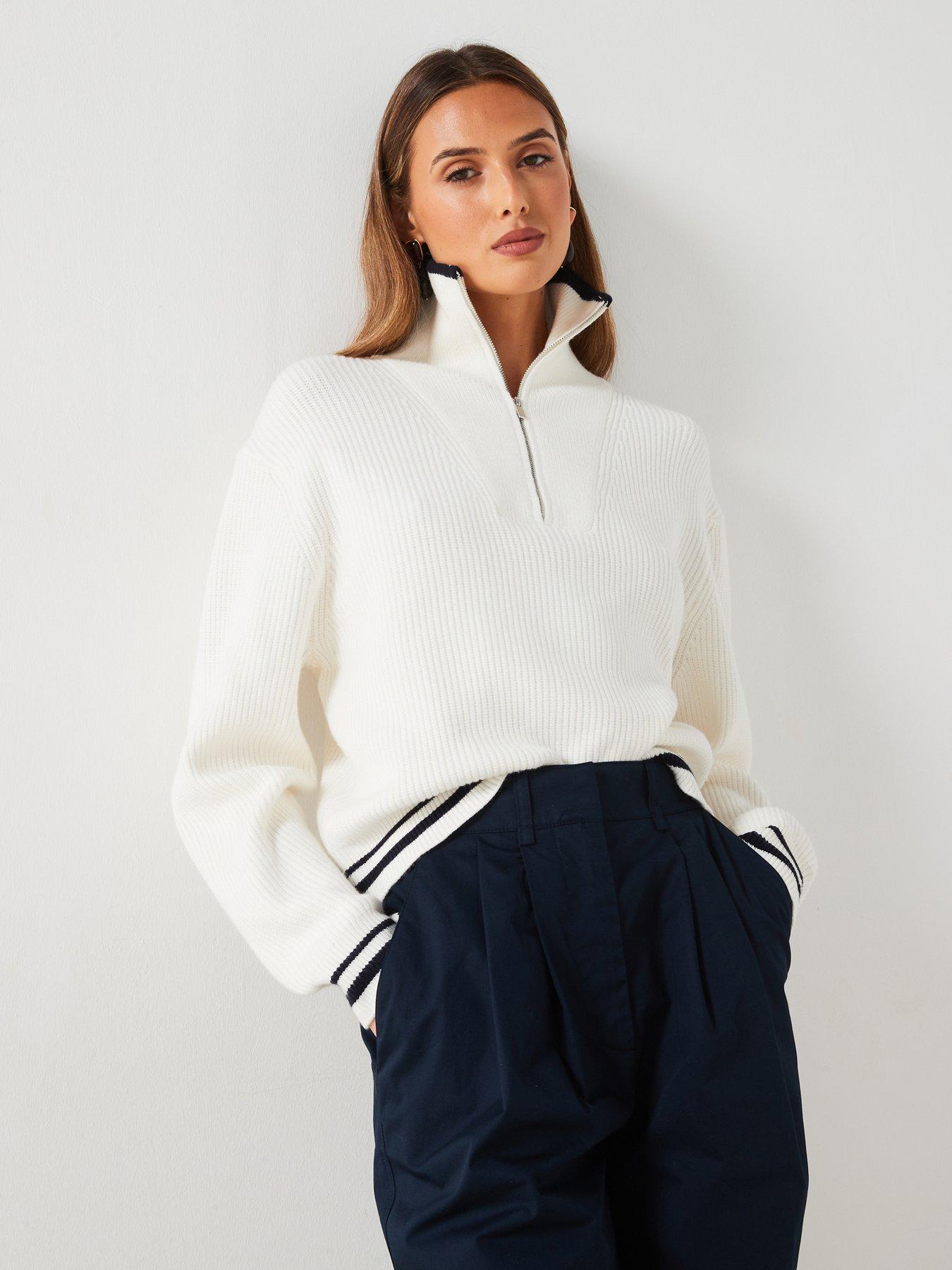 mango-14-zip-knitted-jumper