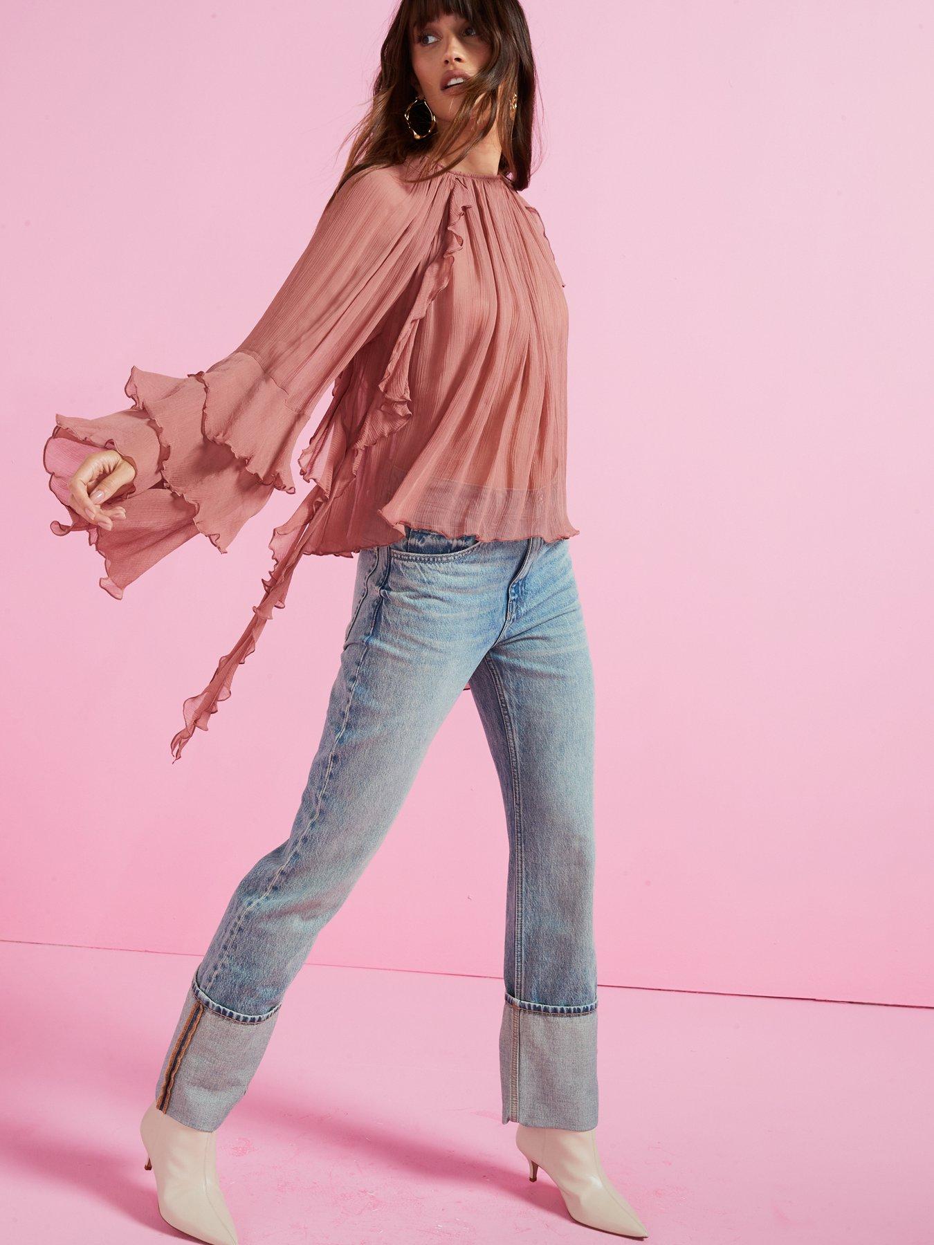 mango-kirsten-ruffle-detailnbspblouse-pinkback