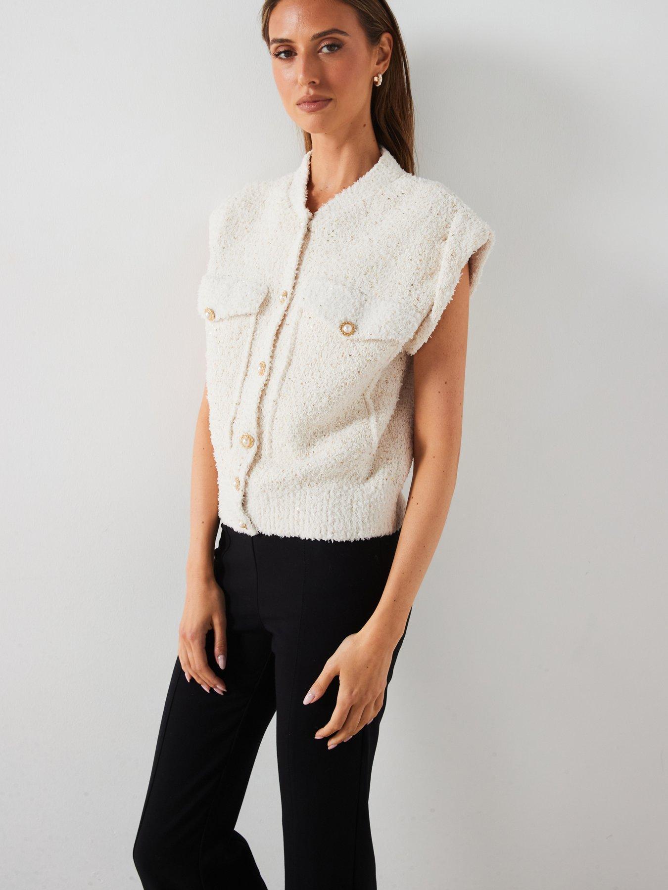 mango-knitted-buttoned-jumper-vest-cream