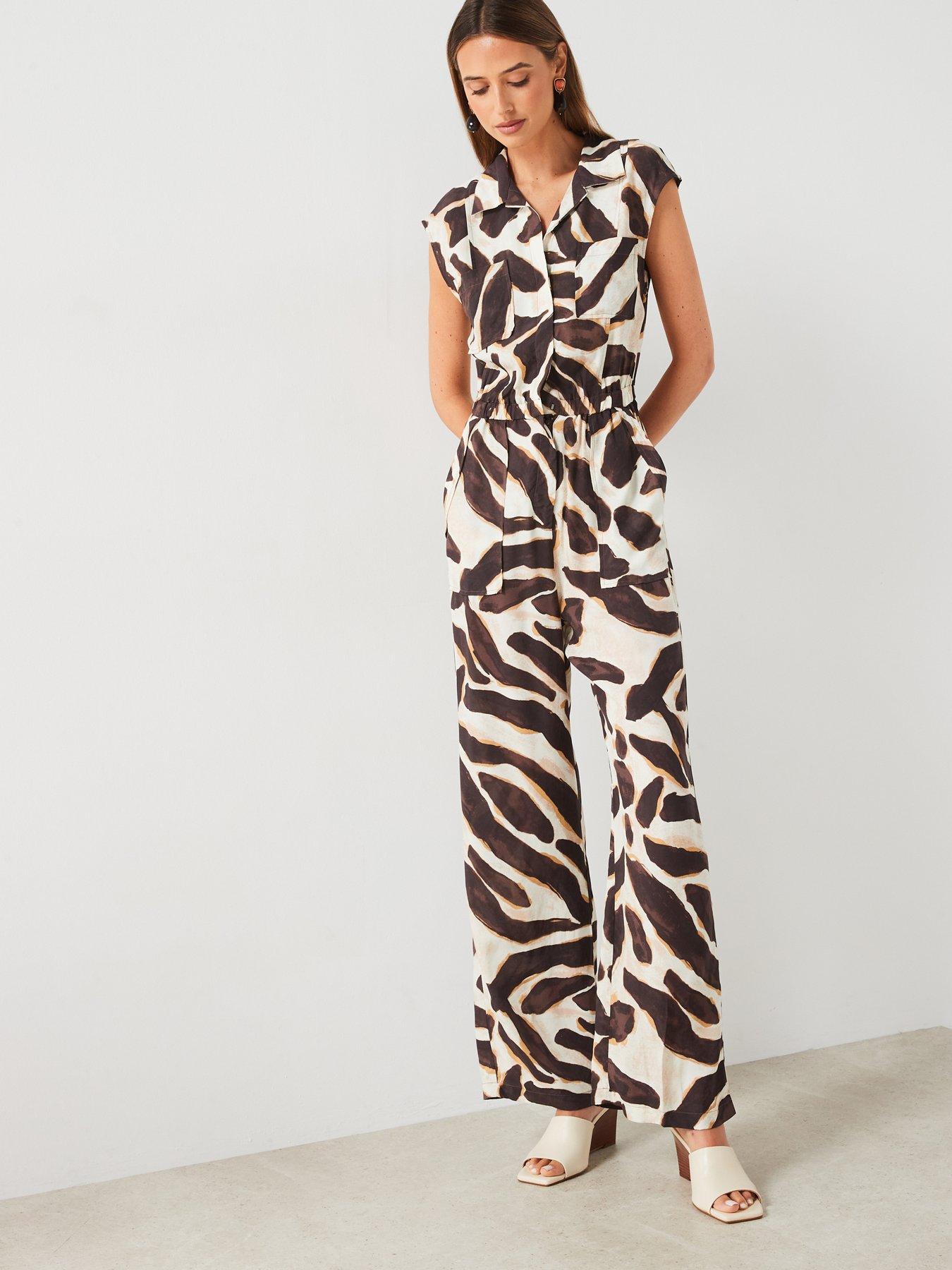 mango-printed-short-sleeve-jumpsuitback