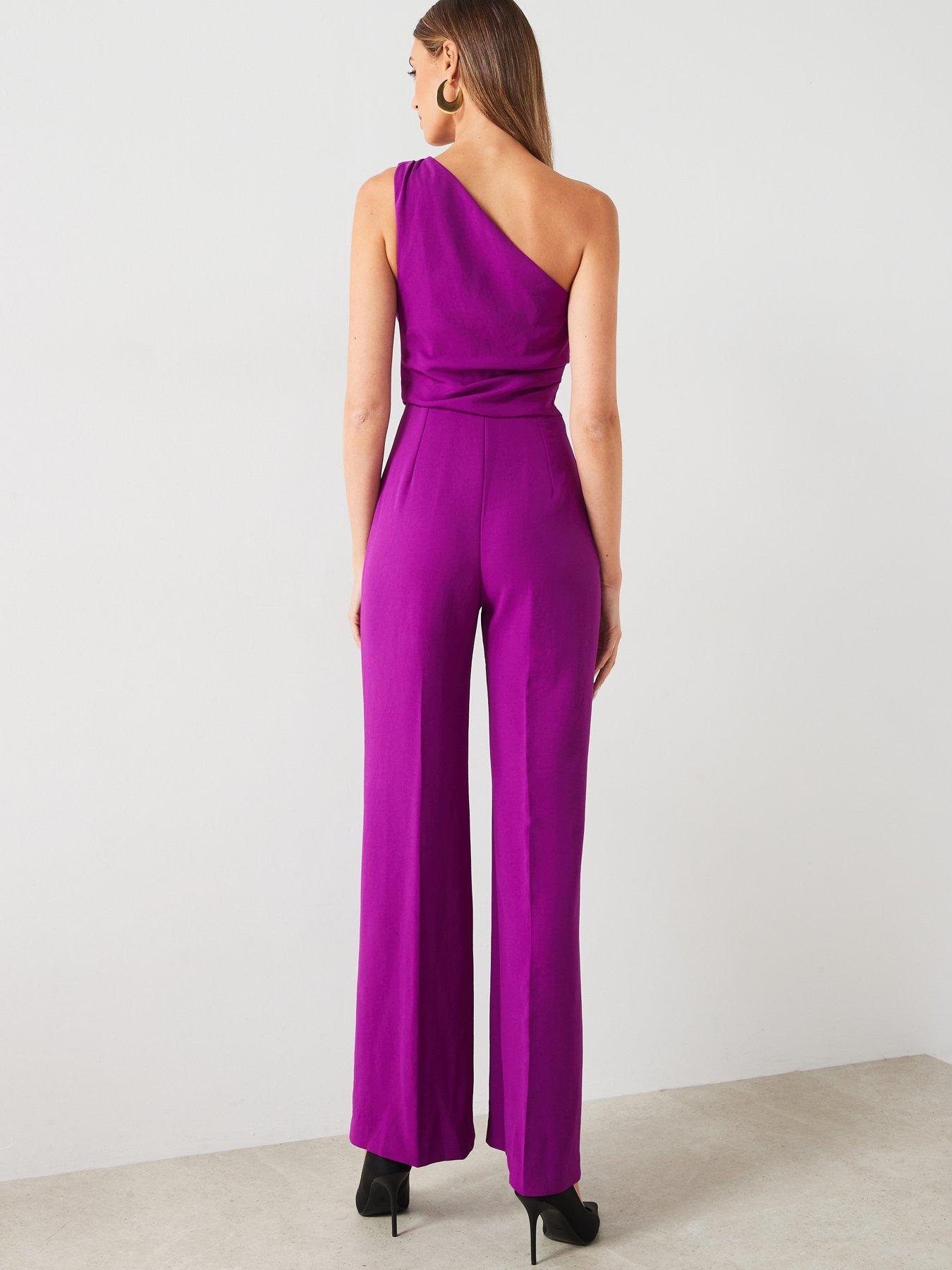 mango-one-shoulder-jumpsuit-purplestillFront