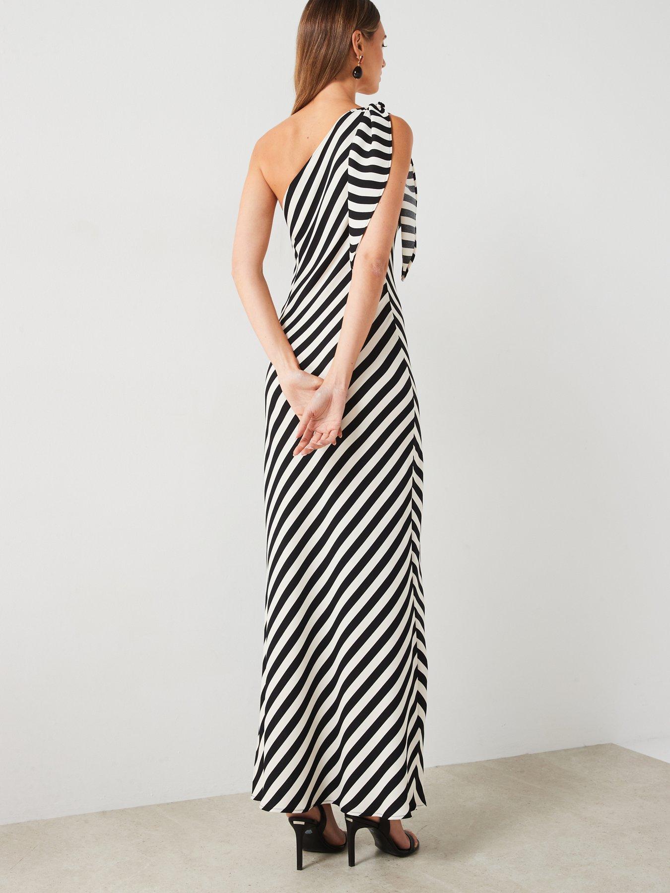 mango-one-shoulder-striped-maxi-dress-whitestillFront