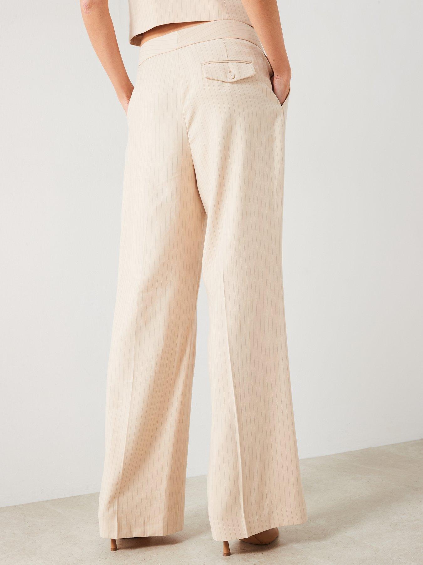 Image 2 of 6 of Mango Neutral Tailored Trouser Co Ord - Beige