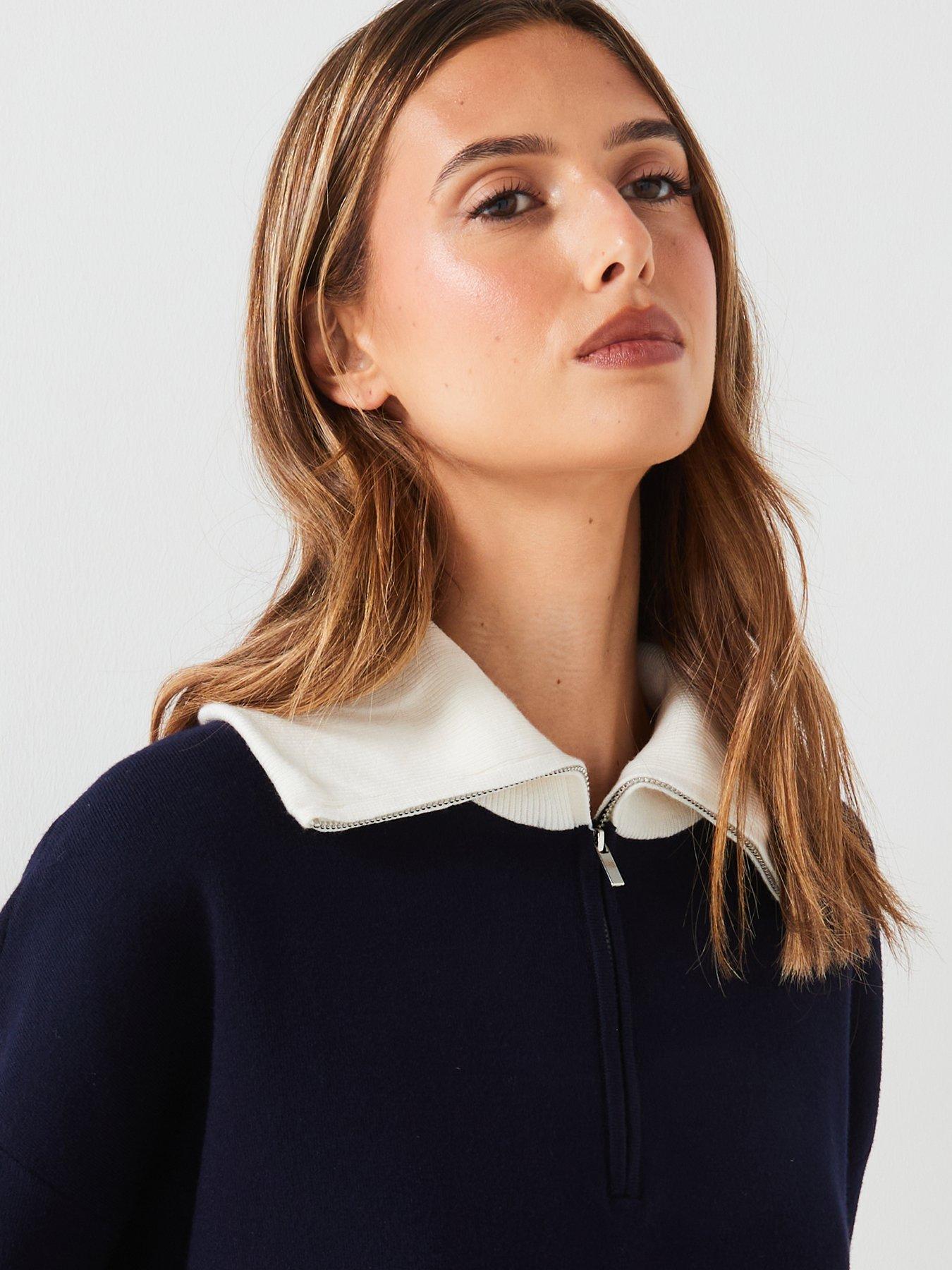 mango-14-zip-collar-jumper-navyoutfit